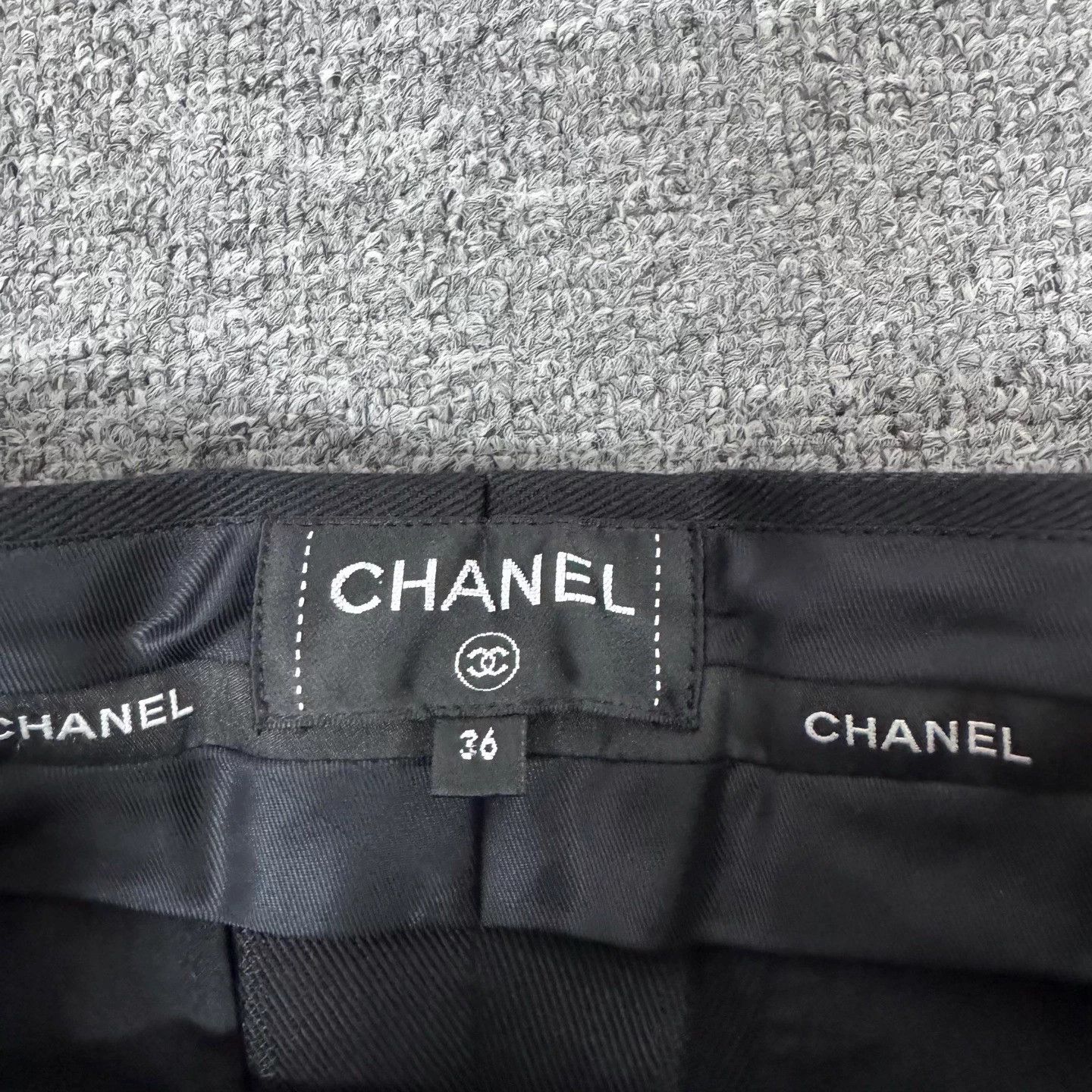 Chanel Chanel Black Side Stripe Pants 36 Size 26" / US 2 / IT 38 - 5 Thumbnail