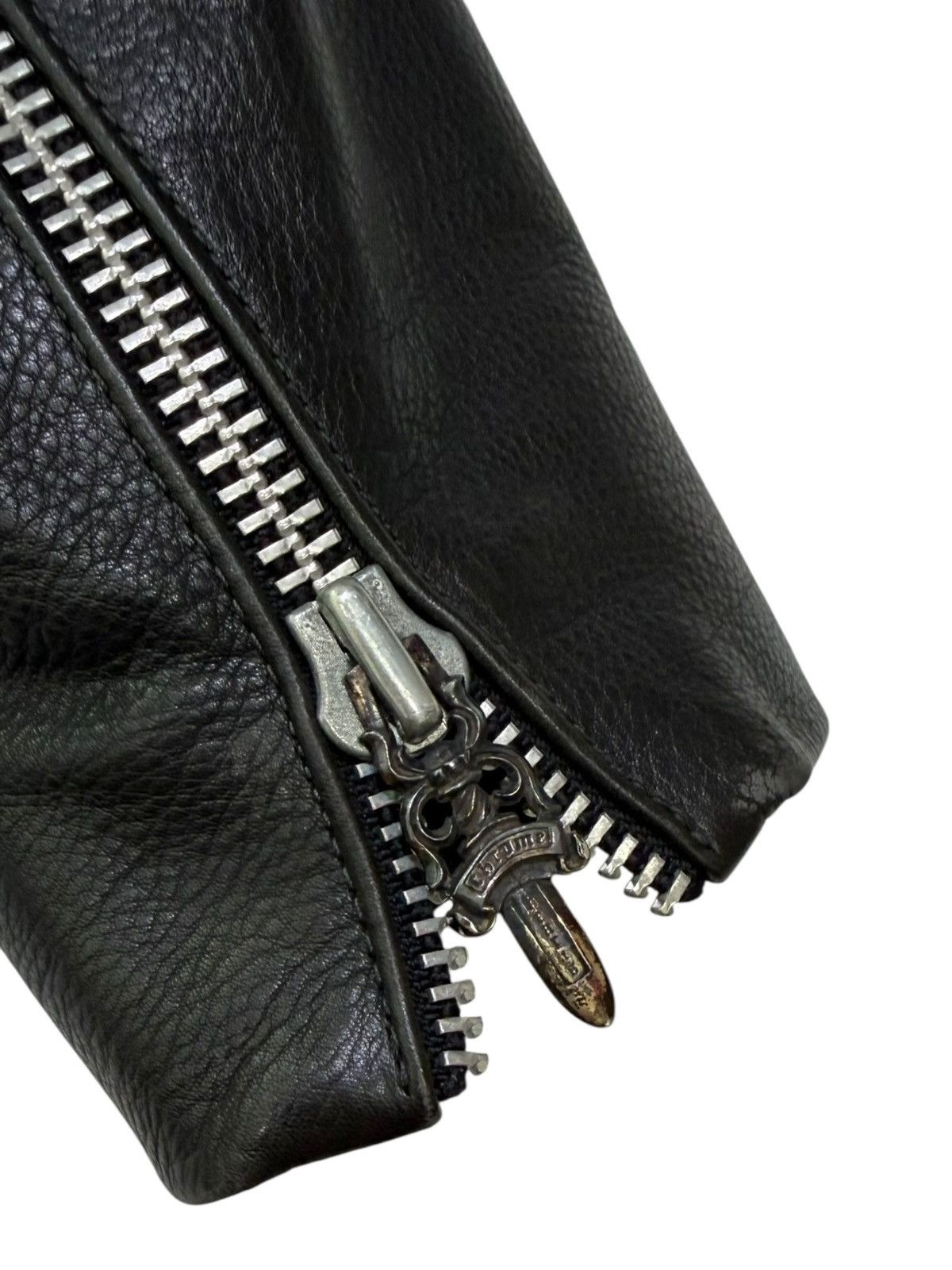 Chrome Hearts Chrome Hearts Leather Biker Jacket Size US S / EU 44-46 / 1 - 9 Thumbnail