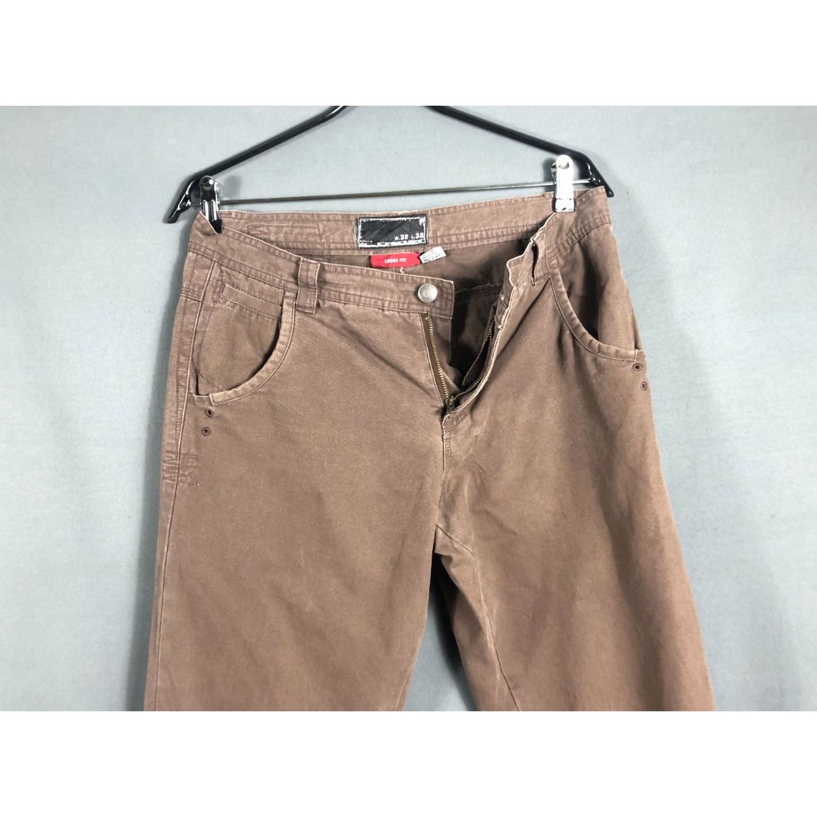 Oakley Oakley Pants Cotton Men W32 L32 Brown Straight Fit Chino Denim Vintage No Size US 32 / EU 48 - 6 Thumbnail
