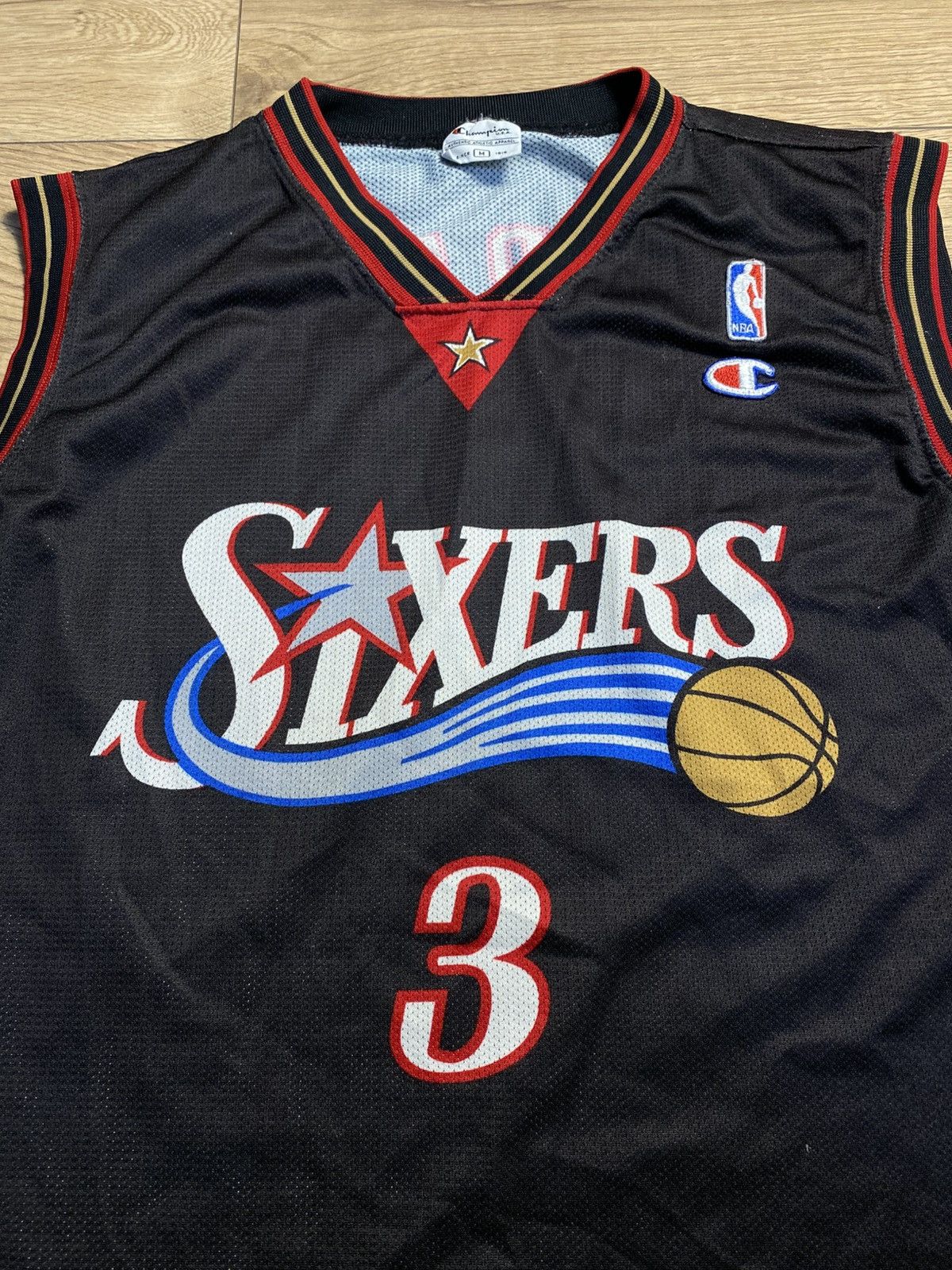 Champion Authentic Allen Iverson 76ers Champion Jersey - Size M Size US M / EU 48-50 / 2 - 3 Thumbnail