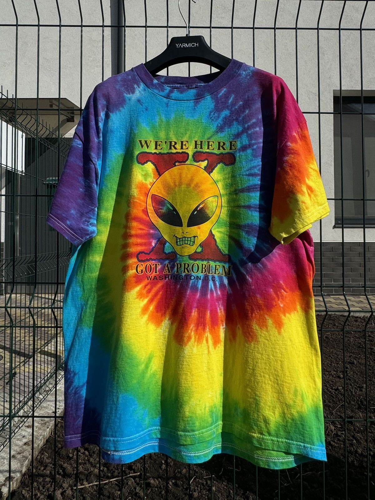 Band Tees Vintage Alien Workshop Invading Washington USA Tee Size US XL / EU 56 / 4 - 2 Thumbnail