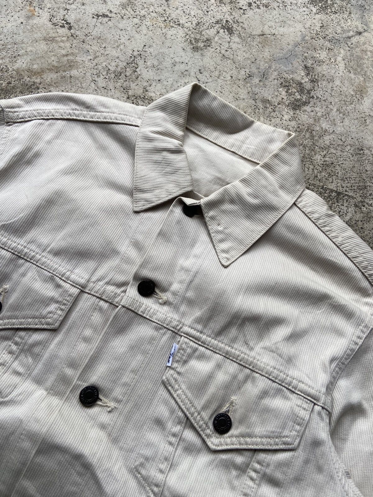 Levi's Vintage 90’s Trucker Jacket White Tab Size US M / EU 48-50 / 2 - 2 Thumbnail