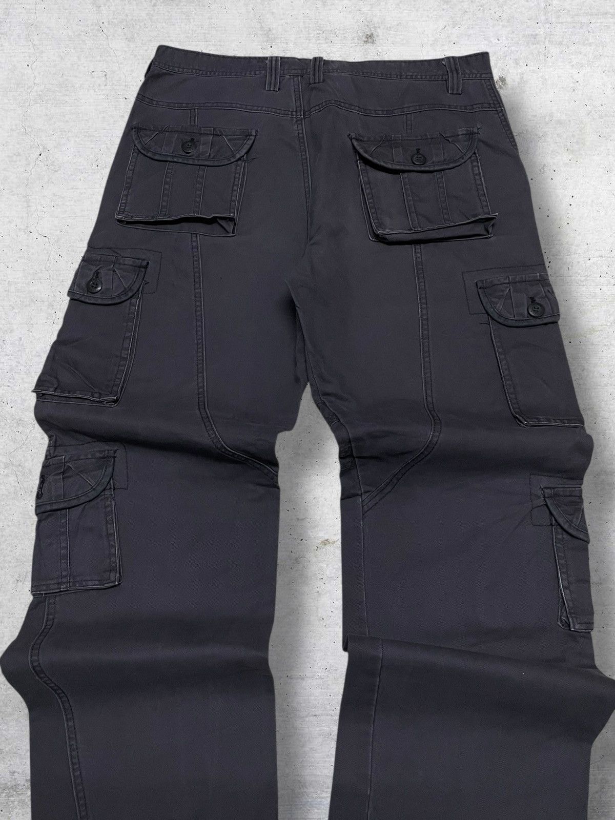 Japanese Brand VINTAGE QIANYIGE JAPAN 90S DESIGNER UTILITY COMBAT CARGO Size US 33 - 13 Thumbnail