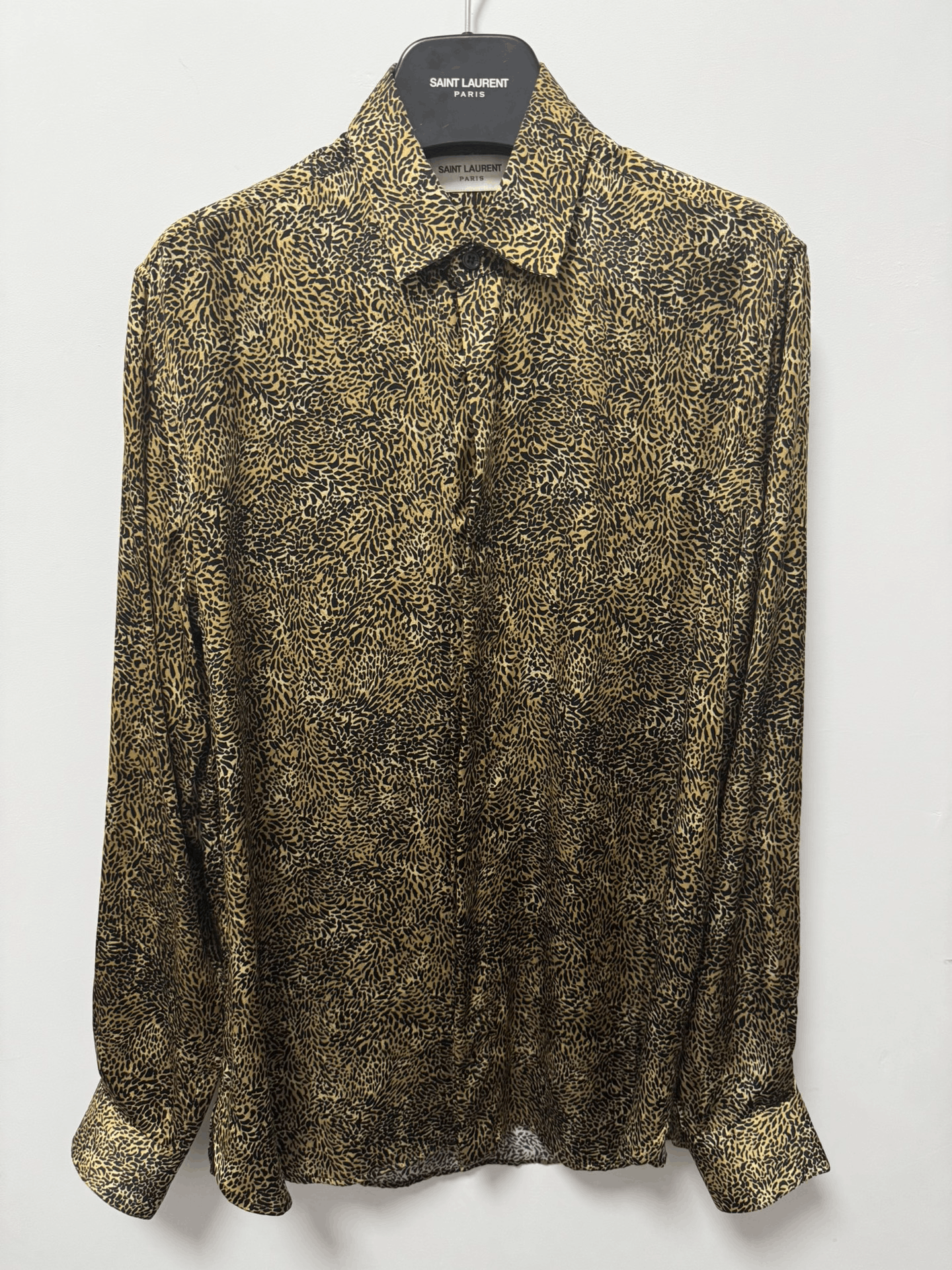 Saint Laurent Paris Saint Laurent Leopard Silk Shirt Size M / US 6-8 / IT 42-44 - 1 Thumbnail