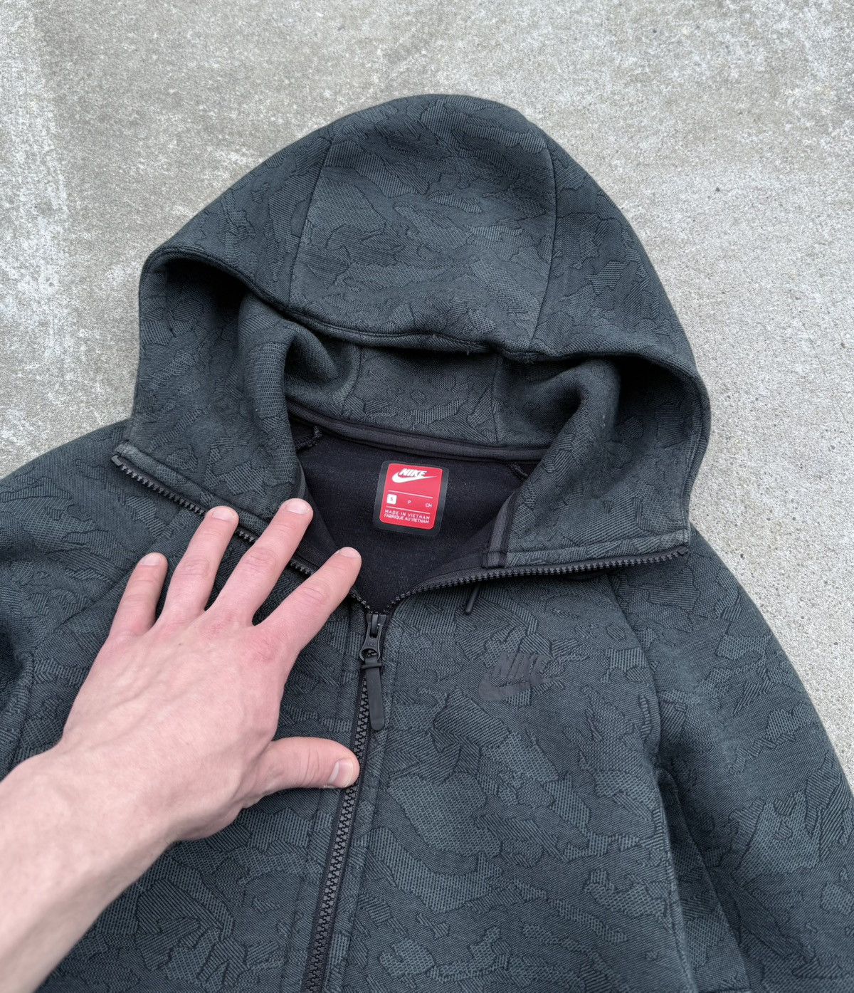 Nike Vintage Nike Tech Fleece streetwear y2k oversized hoodie Size US S / EU 44-46 / 1 - 8 Thumbnail