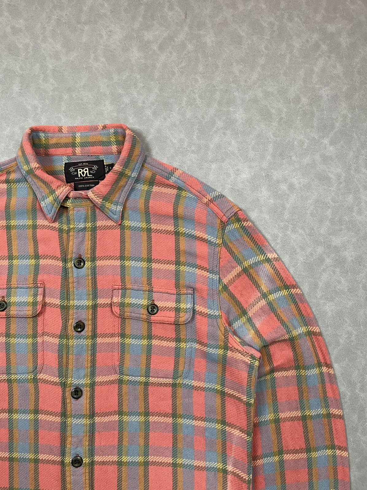 RRL Ralph Lauren 90s RRL plaid button up shirt Size US M / EU 48-50 / 2 - 7 Thumbnail