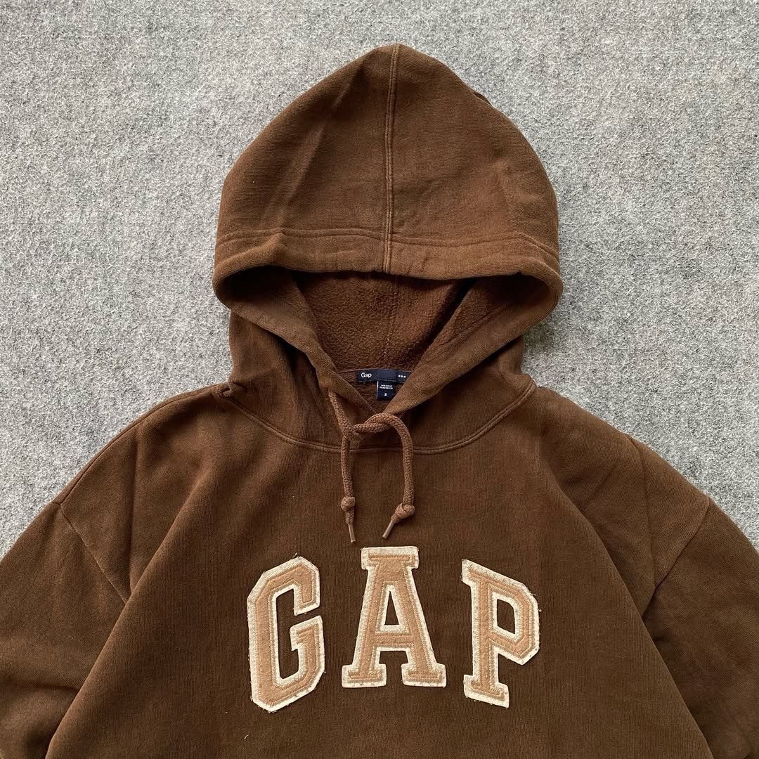 Gap × Kanye West × Yeezy Grail 🙌🏼 Gap Brown Travis Scott Hoodie Size US XL / EU 56 / 4 - 2 Thumbnail