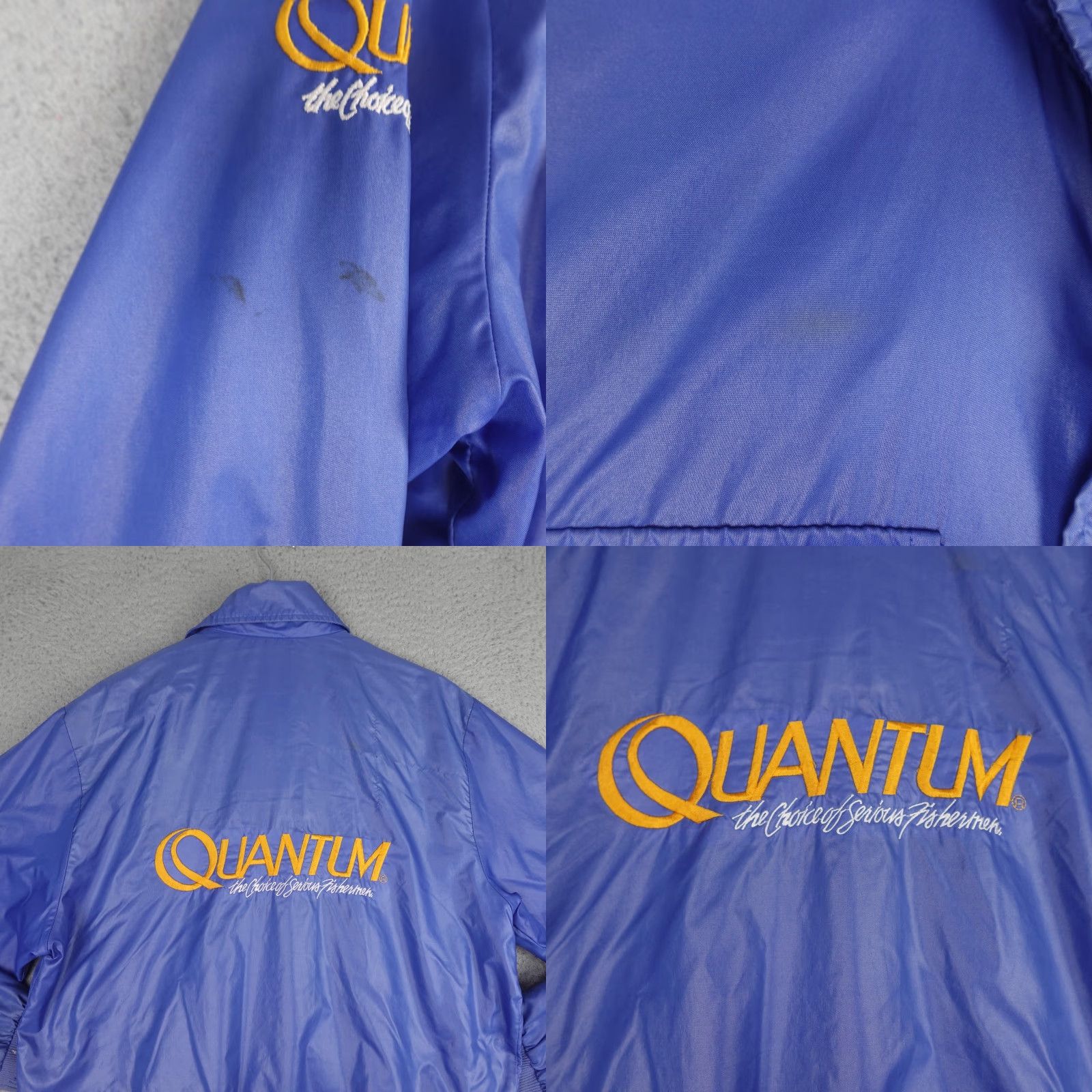 Vintage VINTAGE Harris Nylon Bomber Jacket Mens L Blue Embroidered Logo 90s Size US L / EU 52-54 / 3 - 9 Thumbnail