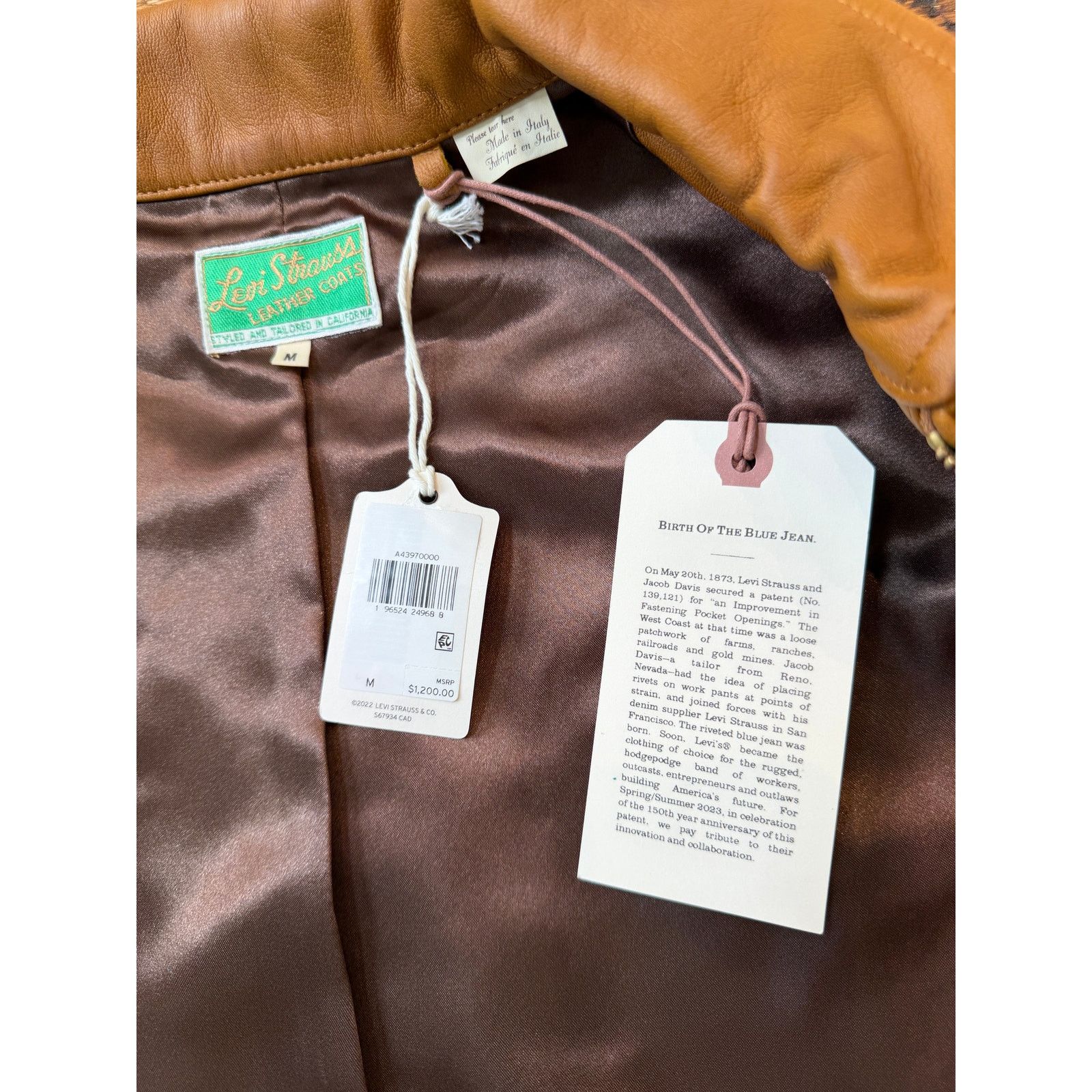 Levi's Vintage Clothing LVC Levi Vintage Clothing 1940's Leather Jacket Size US M / EU 48-50 / 2 - 4 Thumbnail