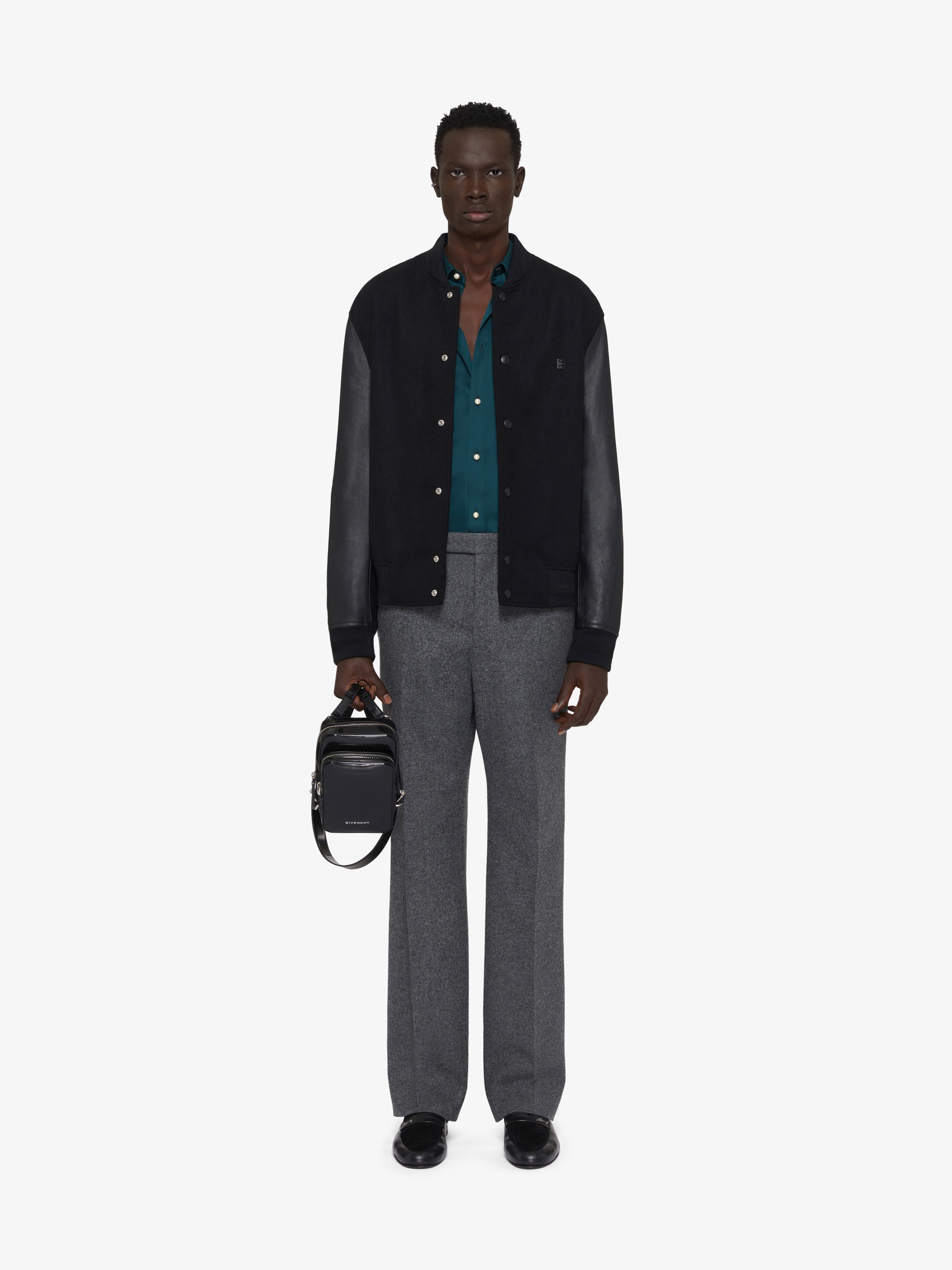 Givenchy oc11z0725 Blouson Bomber Jacket in Black Size US M / EU 48-50 / 2 - 2 Thumbnail