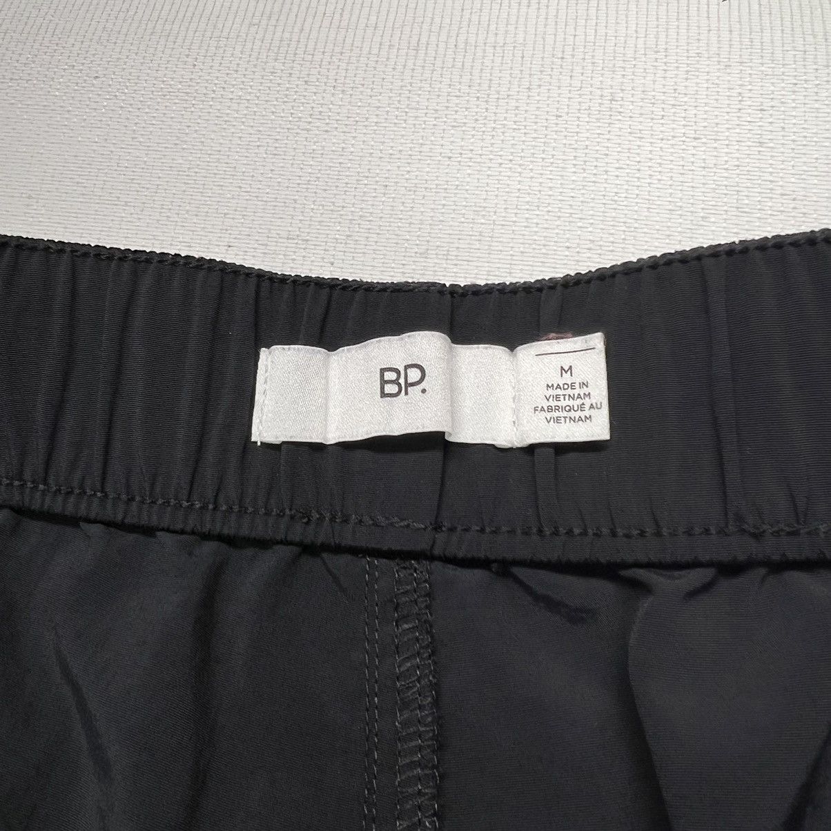 BP. × Nordstrom BP Pants Black Belted Nylon Lightweight Elastic Active Size 32" / US 10 / IT 46 - 6 Thumbnail