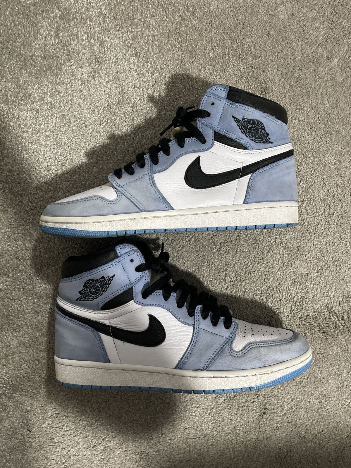 Jordan Brand × Nike Air Jordan 1 Retro High OG Unversity Blue (UNC) Size US 10 / EU 43 - 2 Thumbnail