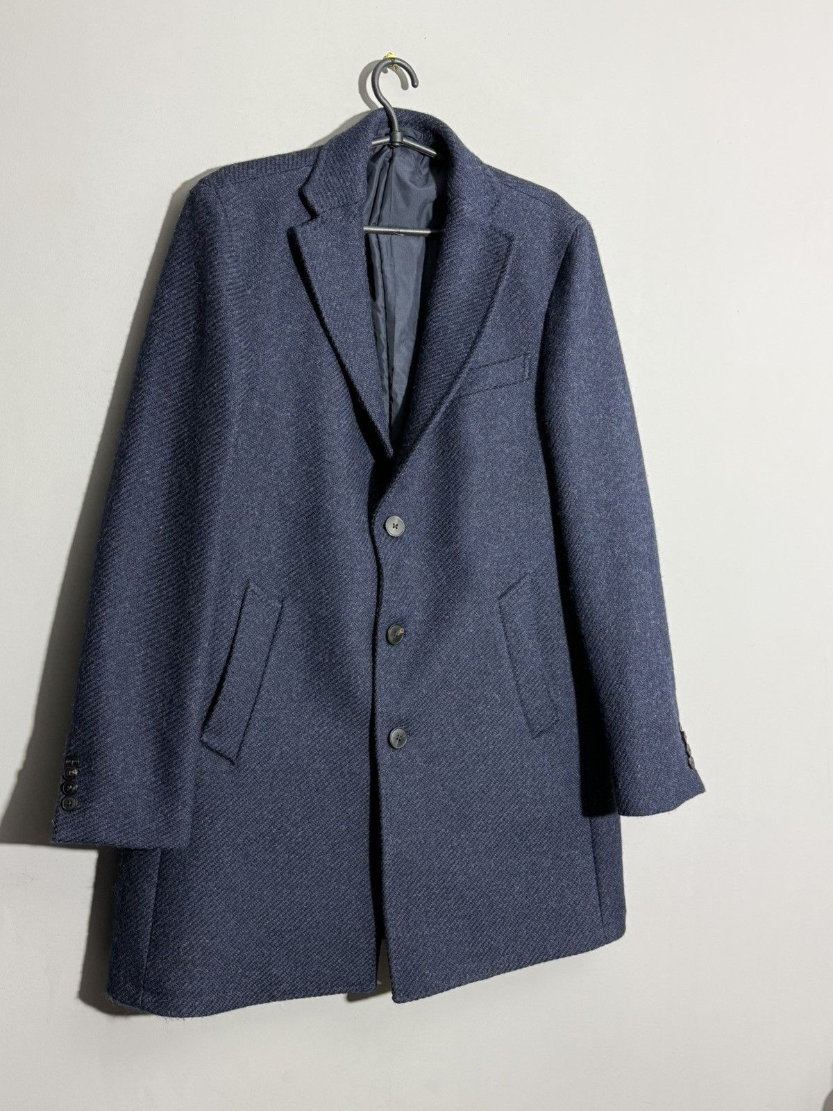 Pal Zileri Pal Zileri LAB Navy Blue wool down coat size 52 Size US L / EU 52-54 / 3 - 2 Thumbnail