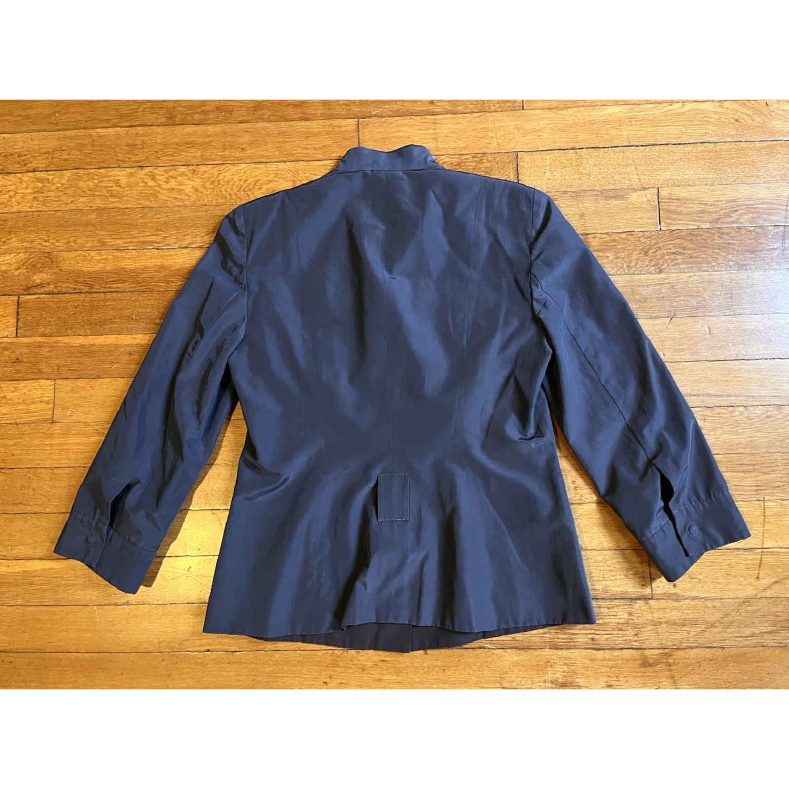Giorgio Armani Giorgio Armani Blazer Women’s 42 Blue Blazer Solid One-Button Jacket Short Sleeve Italy Vintage No Size M / US 6-8 / IT 42-44 - 7 Thumbnail