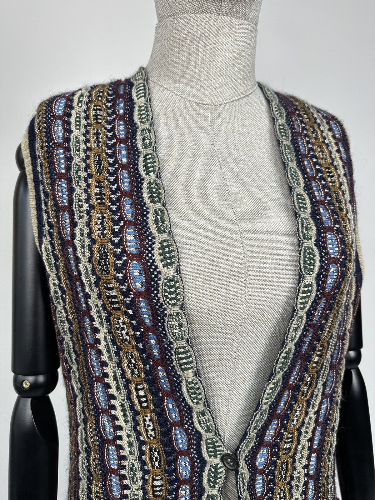 Missoni MISSONI Long Knit Vest Cardigan Sleeveless Wool Mohair Sz 42 Size M / US 6-8 / IT 42-44 - 9 Thumbnail