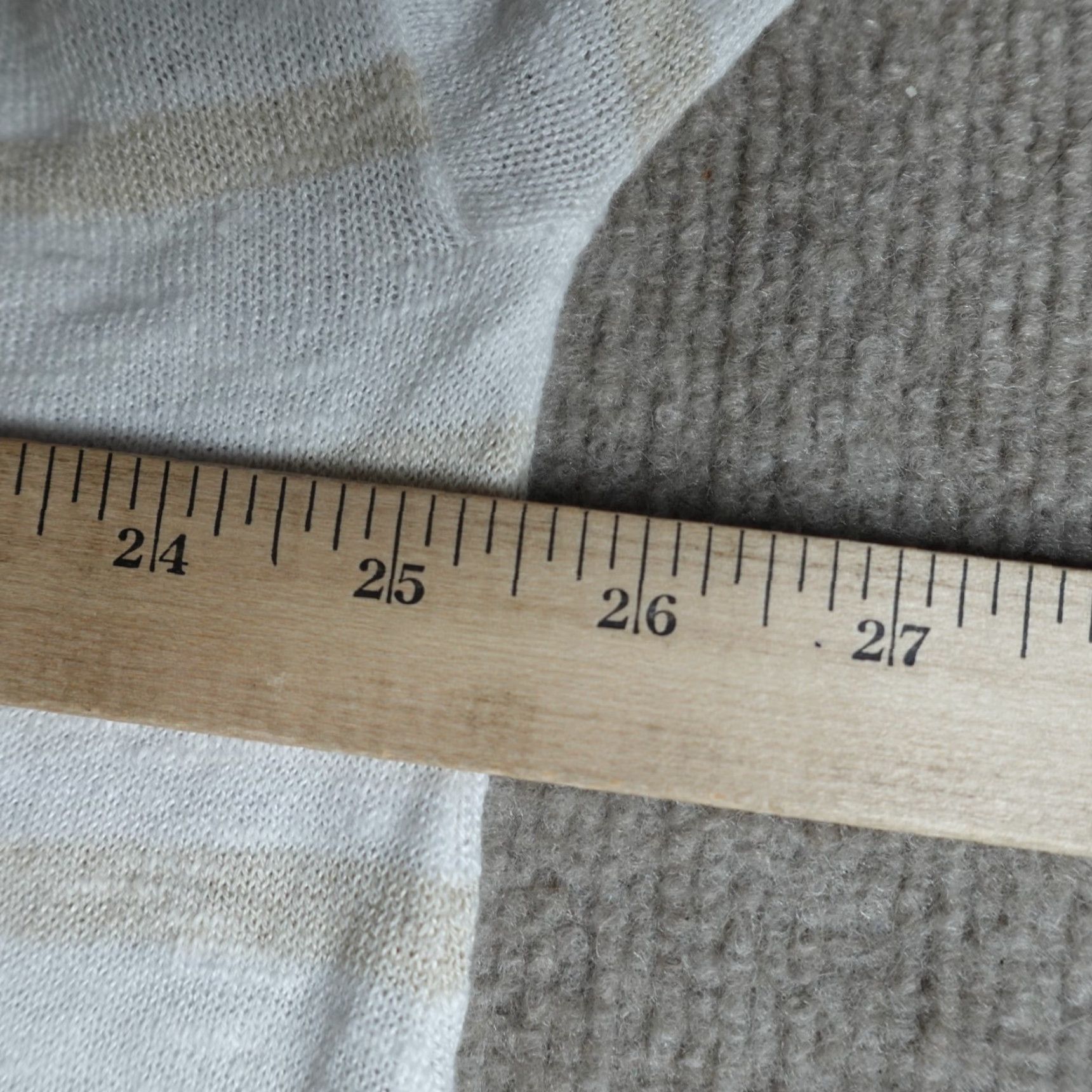 Eileen Fisher VINTAGE? No. Eileen Fisher Womens Sweater Large White Striped Organic Linen Cotton Size L / US 10 / IT 46 - 5 Thumbnail