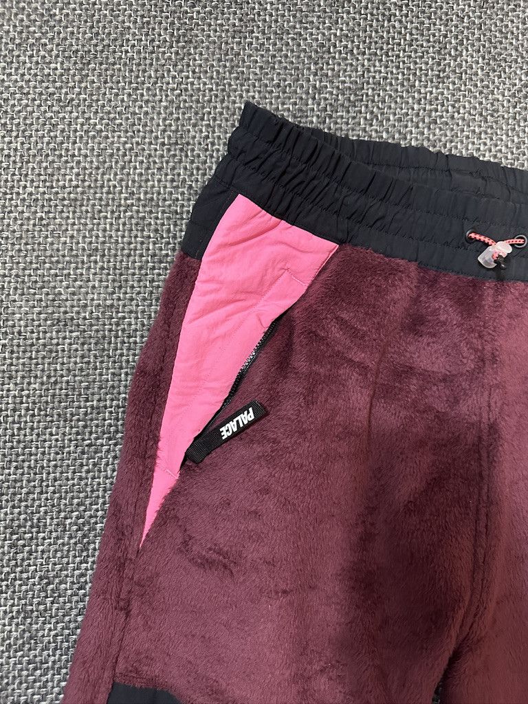 Adidas × Palace polar fleece track pants maroon Size US 30 / EU 46 - 4 Thumbnail