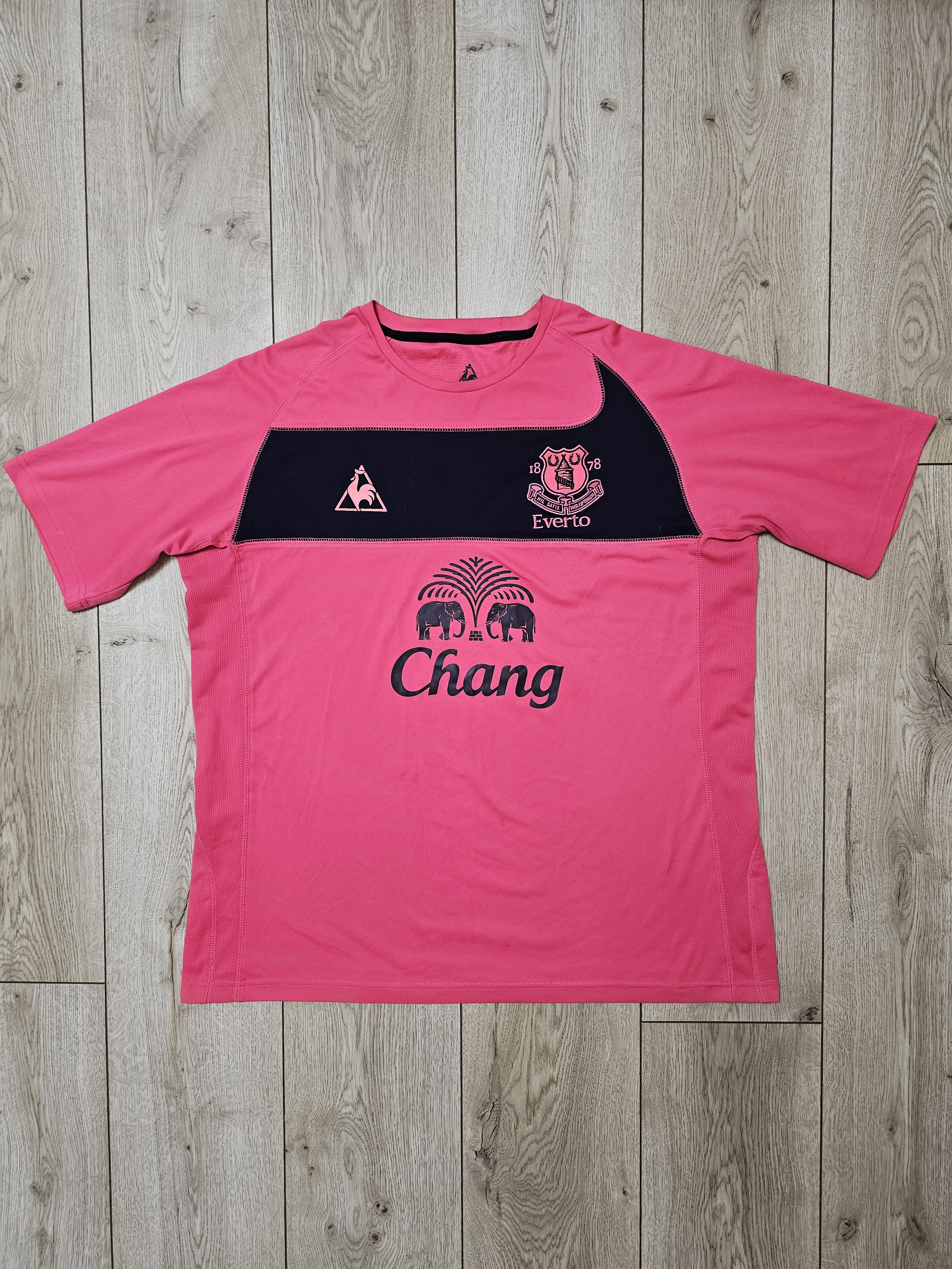 Le Coq Sportif × Vintage EVERTON 2010 2011 AWAY FOOTBALL SHIRT SOCCER JERSEY Size US XL / EU 56 / 4 - 1 Thumbnail