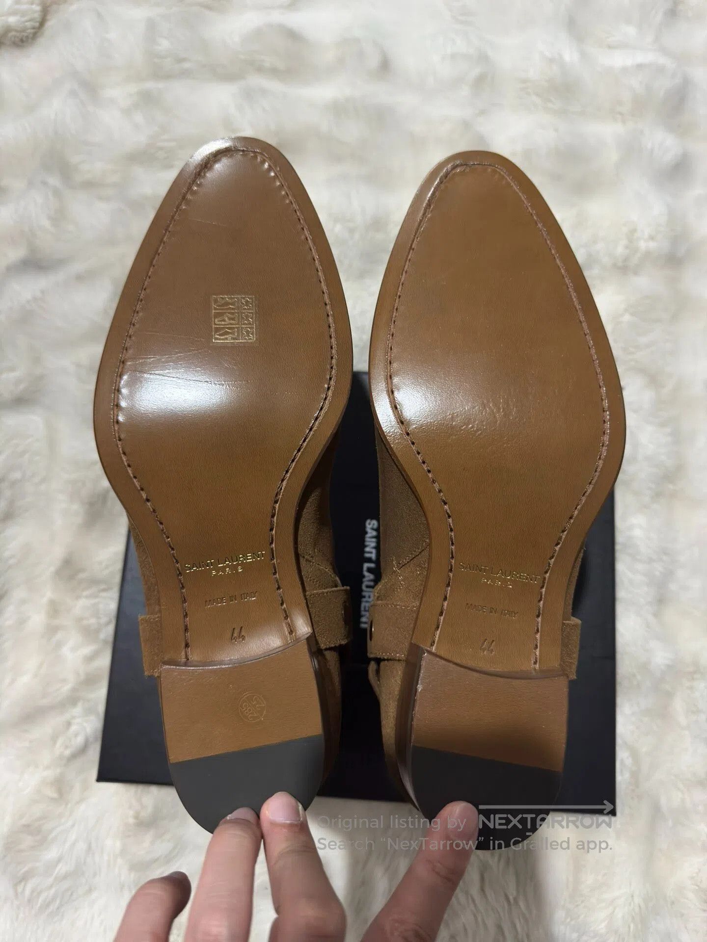 Saint Laurent Paris Saint Laurent Paris Suede Ring Chelsea Boots| Size US 11 / EU 44 - 4 Thumbnail