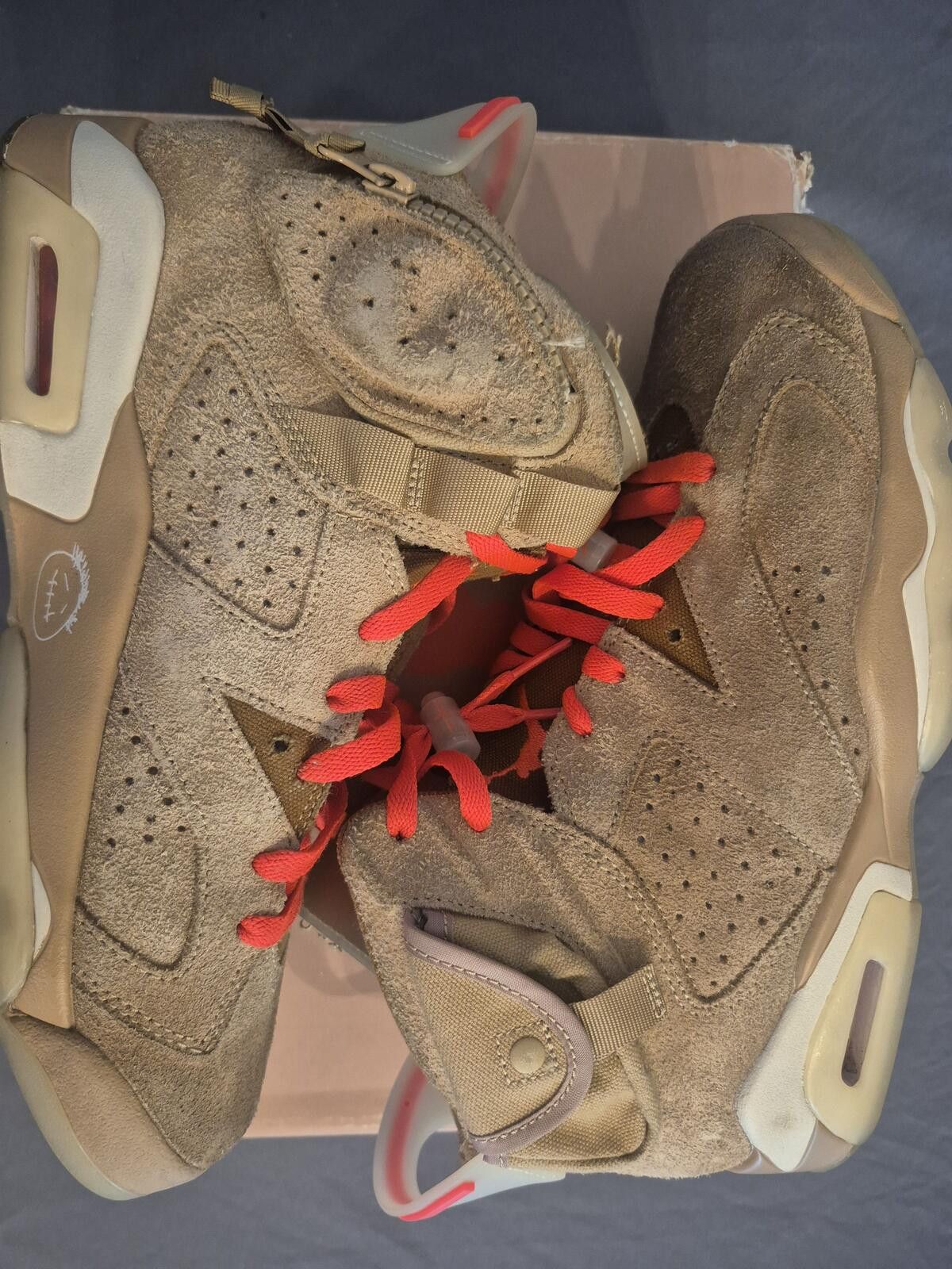 Jordan Brand Air Jordan 6 x Travis Scott “British Khaki” Size 9 Size US 9 / EU 42 - 7 Thumbnail