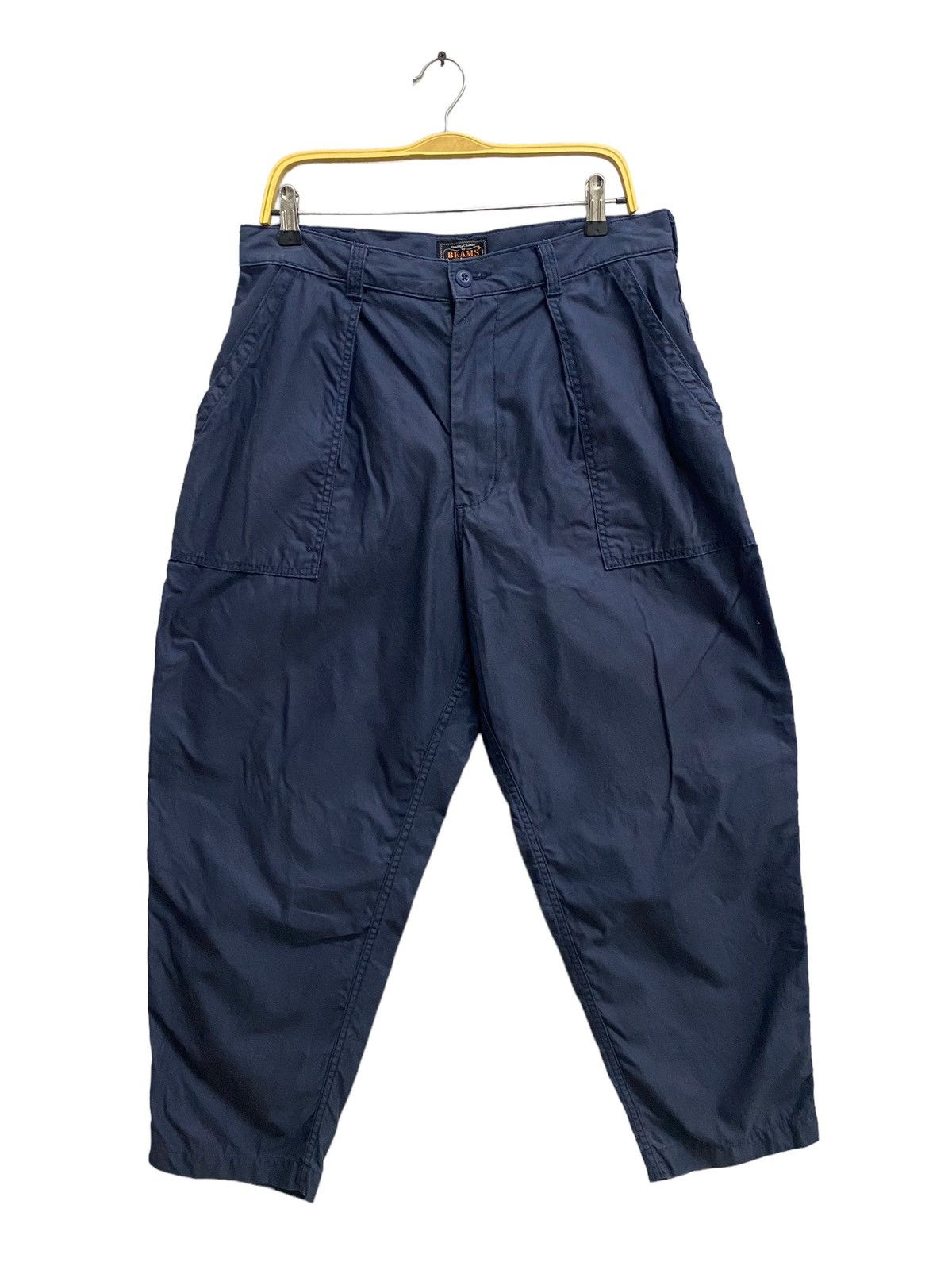 image of Beams Plus Beam Plus Balloon Casual Pant Size 31 in Navy, Men's