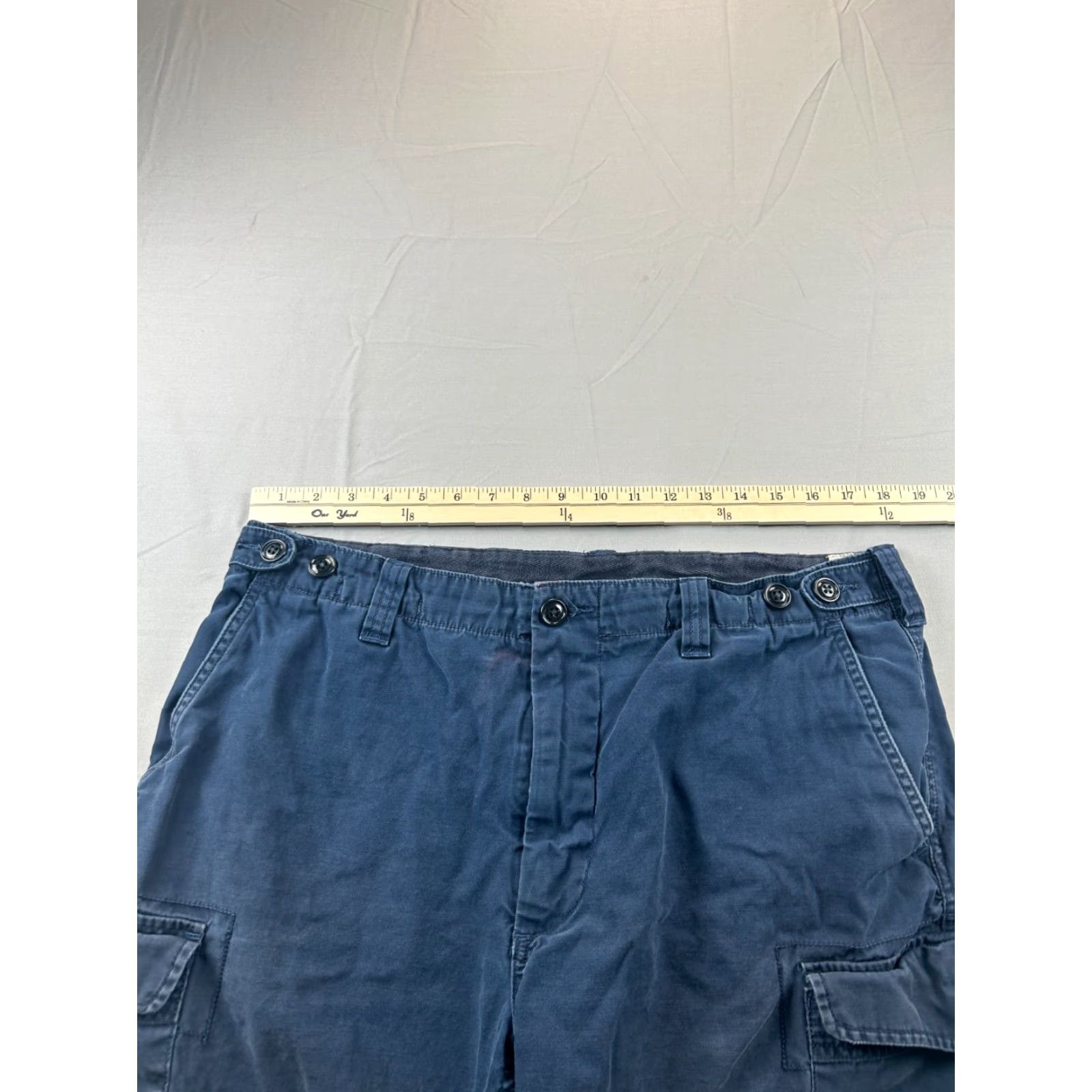 Polo Ralph Lauren Polo Ralph Lauren Cargo Shorts Men 36 Blue Military Navy Cargo Pocket Cotton Plain Front Summer Casual Regular Style Size US M / EU 48-50 / 2 - 3 Thumbnail