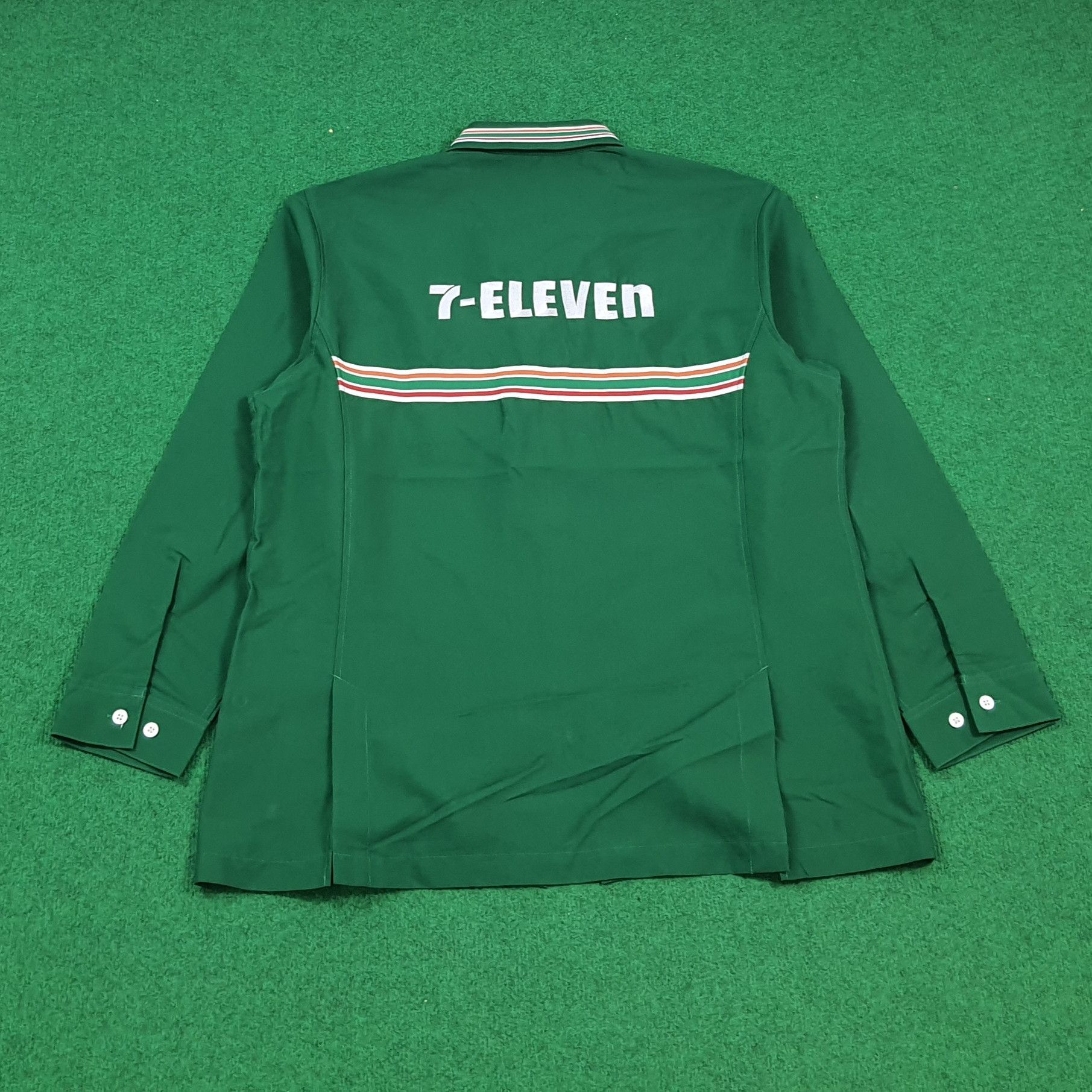 Japanese Brand Vintage 7 Eleven Japan Staff Uniform Workwear C301N5 Size US L / EU 52-54 / 3 - 1 Thumbnail