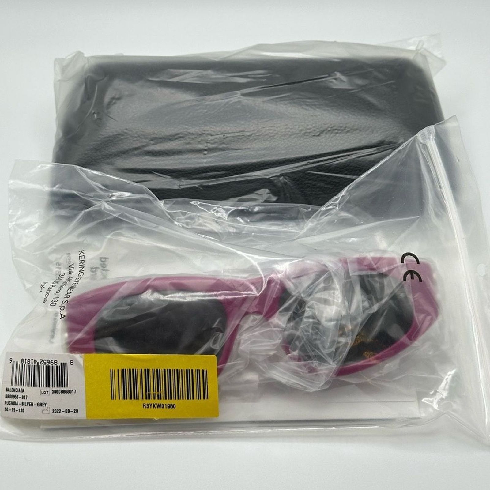 Balenciaga NEW BALENCIAGA BB0095S 017 Fuchsia/Silver/Grey Sunglasses Size ONE SIZE - 9 Thumbnail