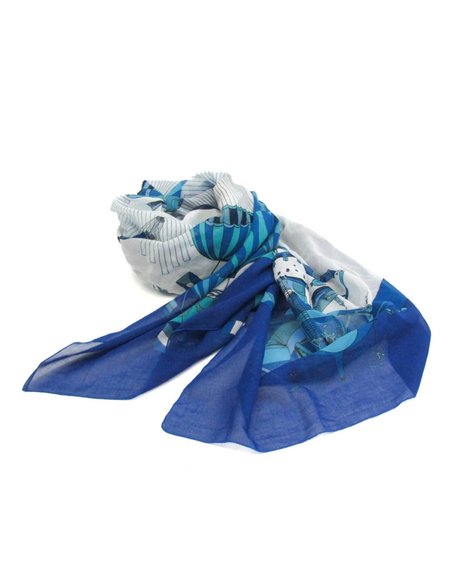 image of Atmospheric Madness Cotton Pareo By Hermes, Women's