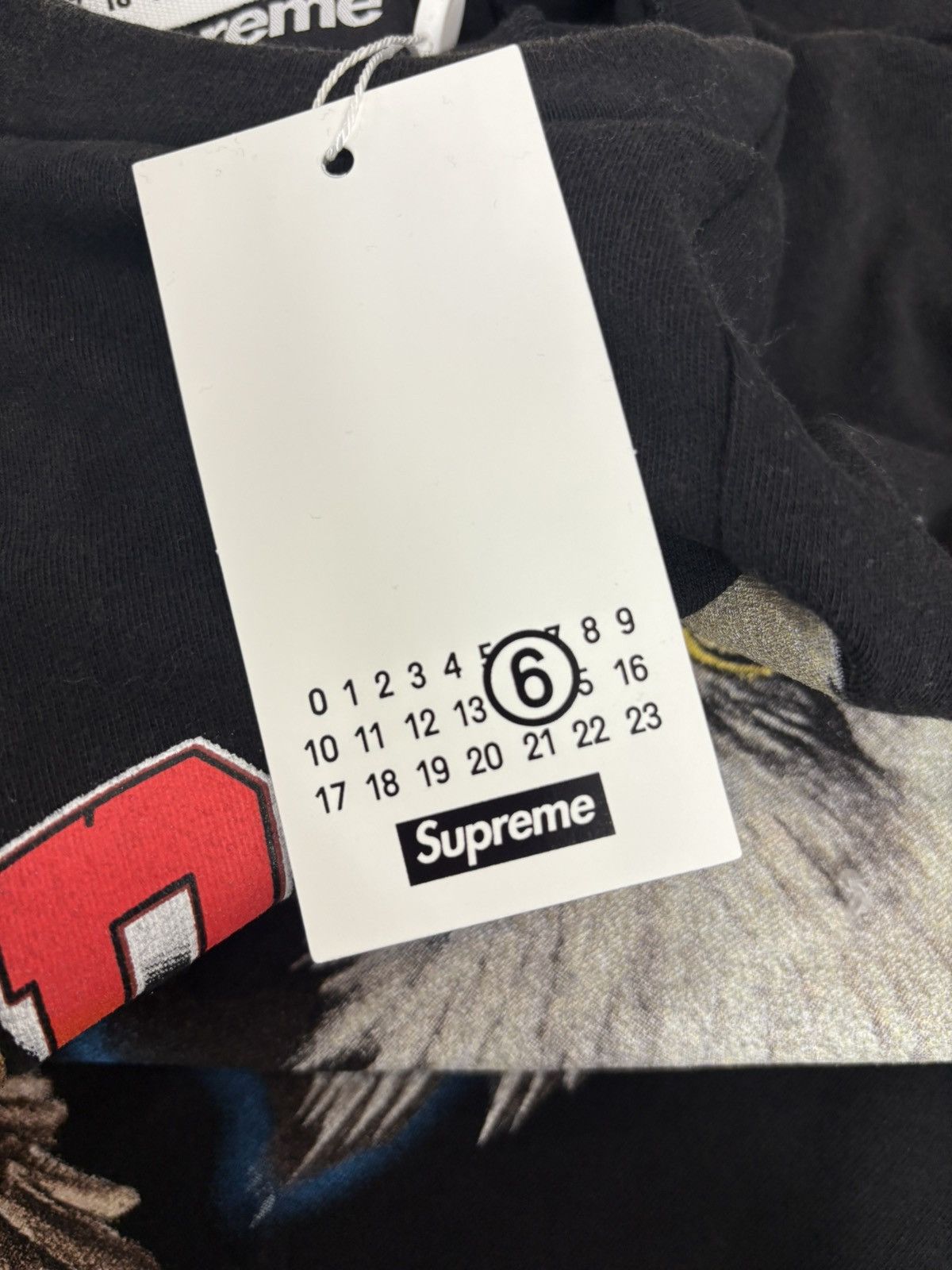 Supreme MM6 Maison Margiela Split S/S Top Black