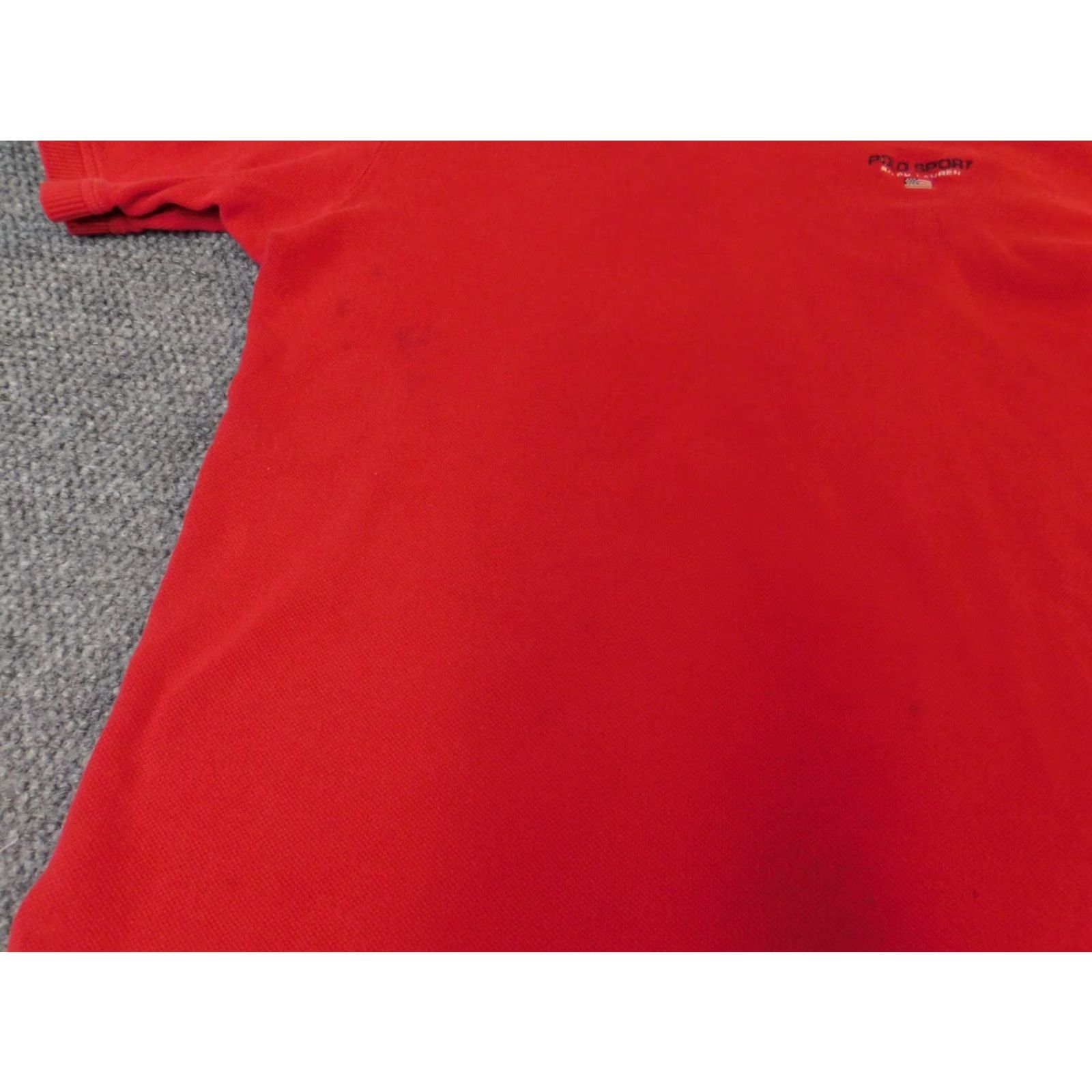 Vintage VINTAGE Polo Sport Shirt XL Mens Red Logo Knit Cotton Short Sleeve Collared 90s Y2K Golf Sports Size US XL / EU 56 / 4 - 4 Thumbnail