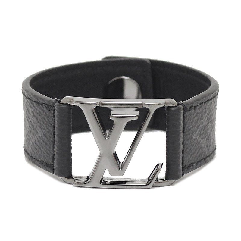 Louis Vuitton Brasserie Hockenheim Bracelet Monogram Eclipse Black ...