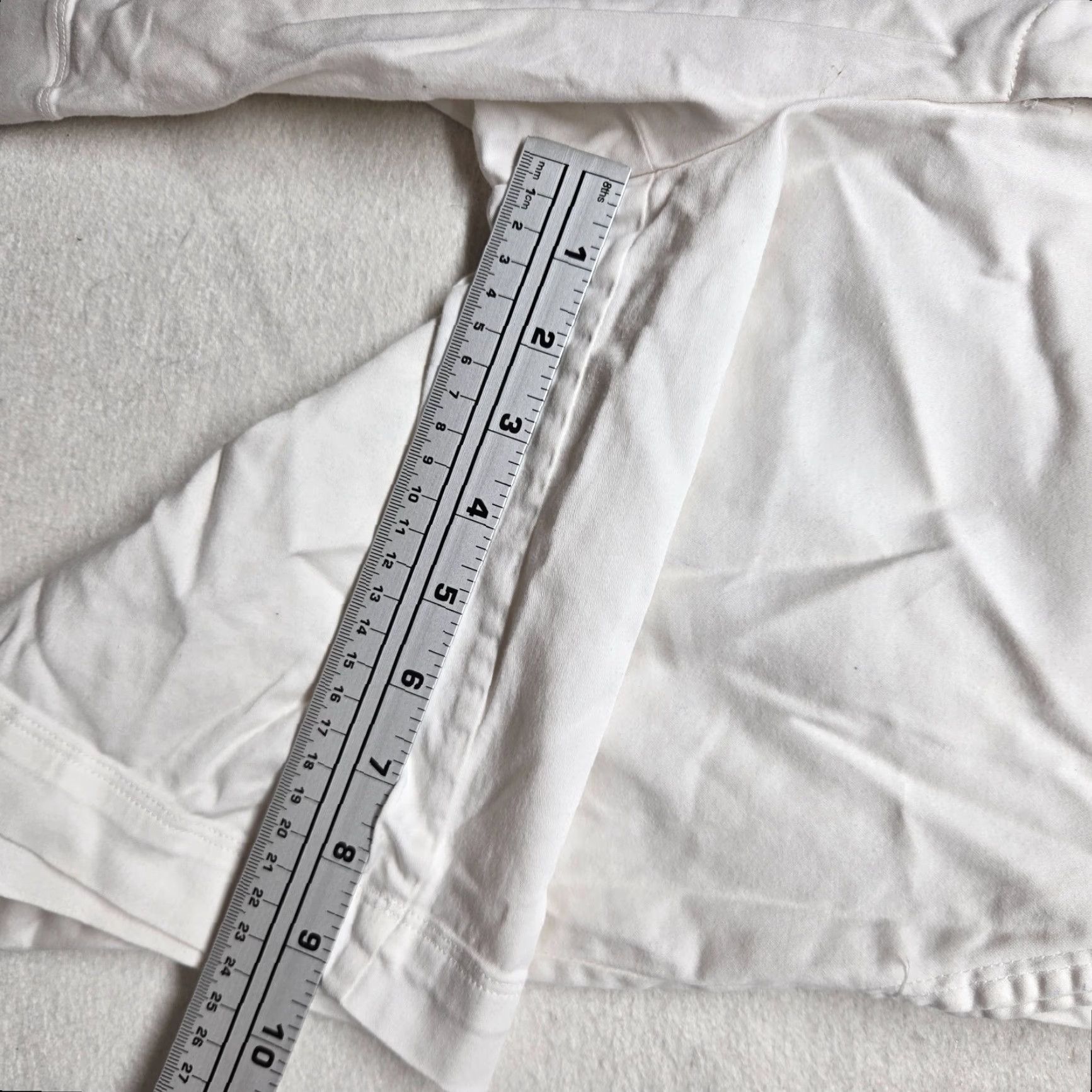 Vintage Allison Taylor White Cotton Bermuda Shorts Women 8 Casual Bermuda Short White Cotton Spandex Womens 8 Size 30" / US 8 / IT 44 - 5 Thumbnail