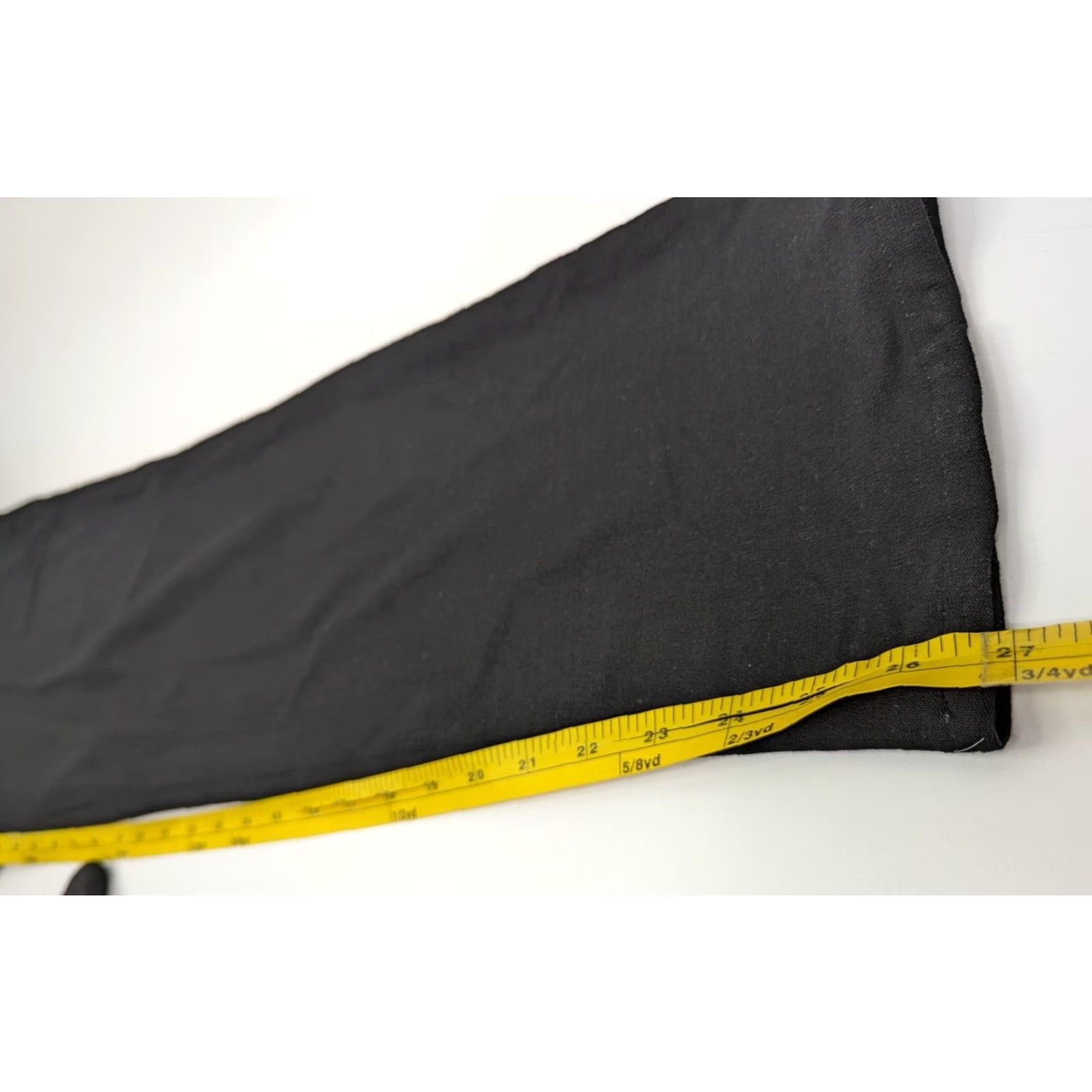 Eileen Fisher EILEEN FISHER Black Stretch Crepe Relaxed Leg Pants Women's L MADE IN USA Size 36" / US 14 / IT 50 - 6 Thumbnail