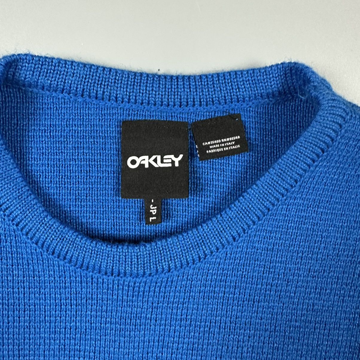 Oakley Oakley Crew Tech Wool Blue Block Sweater Italy Knit Ski Size US M / EU 48-50 / 2 - 3 Thumbnail