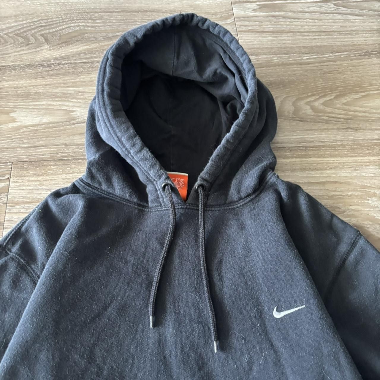 Nike Crazy Vintage Y2K/2000s Black Nike Streetwear Essential Pullover Hoodie! Size XL Size US XL / EU 56 / 4 - 2 Thumbnail