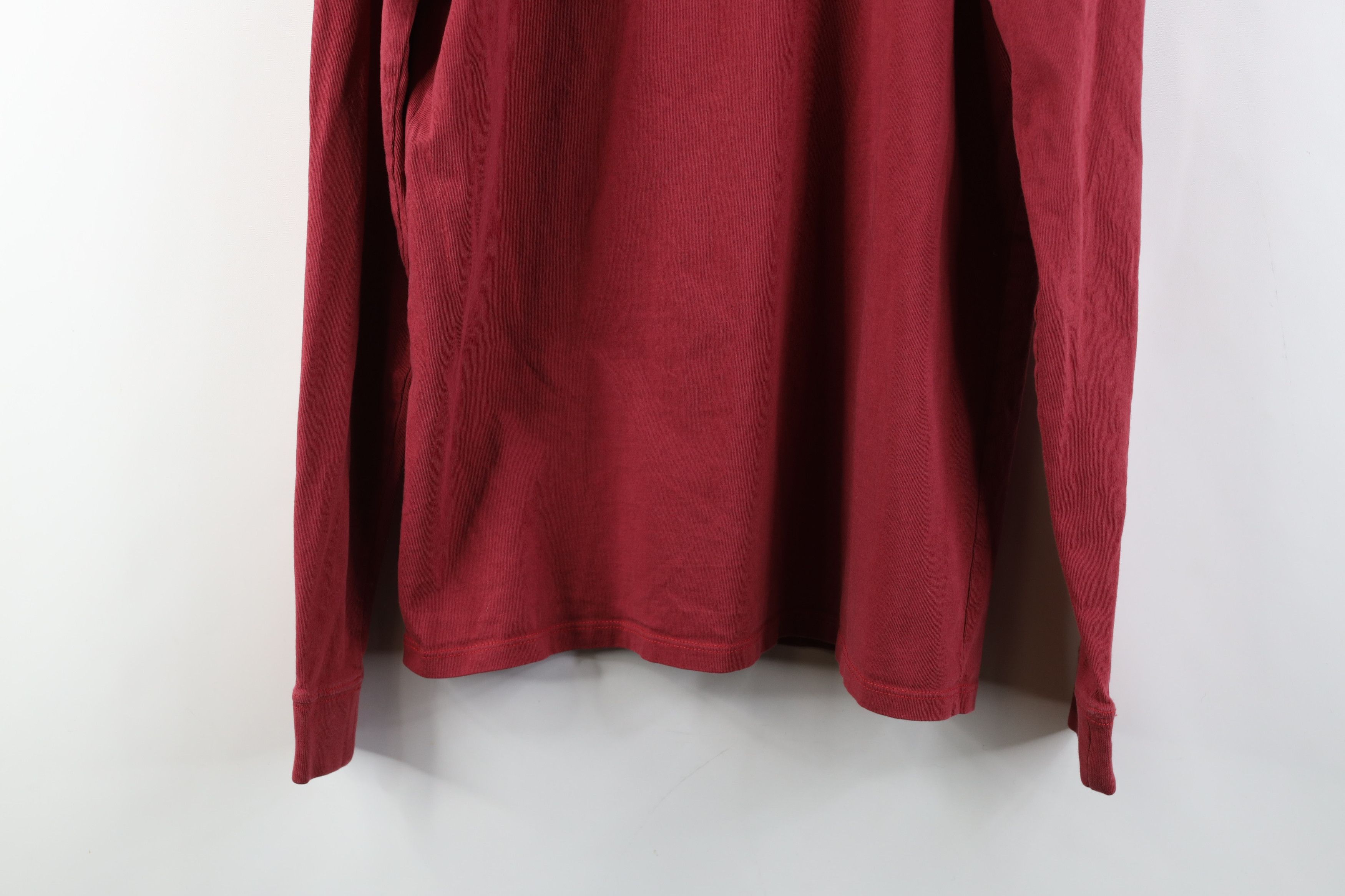 Life is Good Life Is Good Spell Out Heart Long Sleeve T-Shirt Red Cotton Size M / US 6-8 / IT 42-44 - 14 Thumbnail