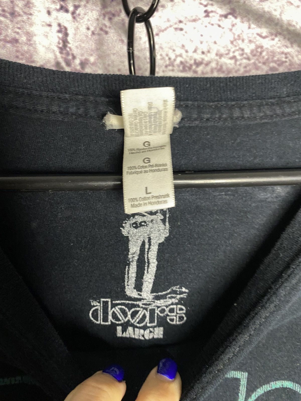 Band Tees Men's Vintage 00s T-Shirt The Doors Rock Tees Y2K Size US L / EU 52-54 / 3 - 7 Thumbnail