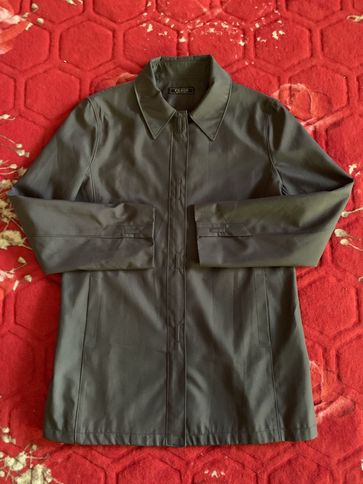 Prada × Vintage Prada Vintage Jacket Fodera Lining Doublure Size M / US 6-8 / IT 42-44 - 1 Thumbnail