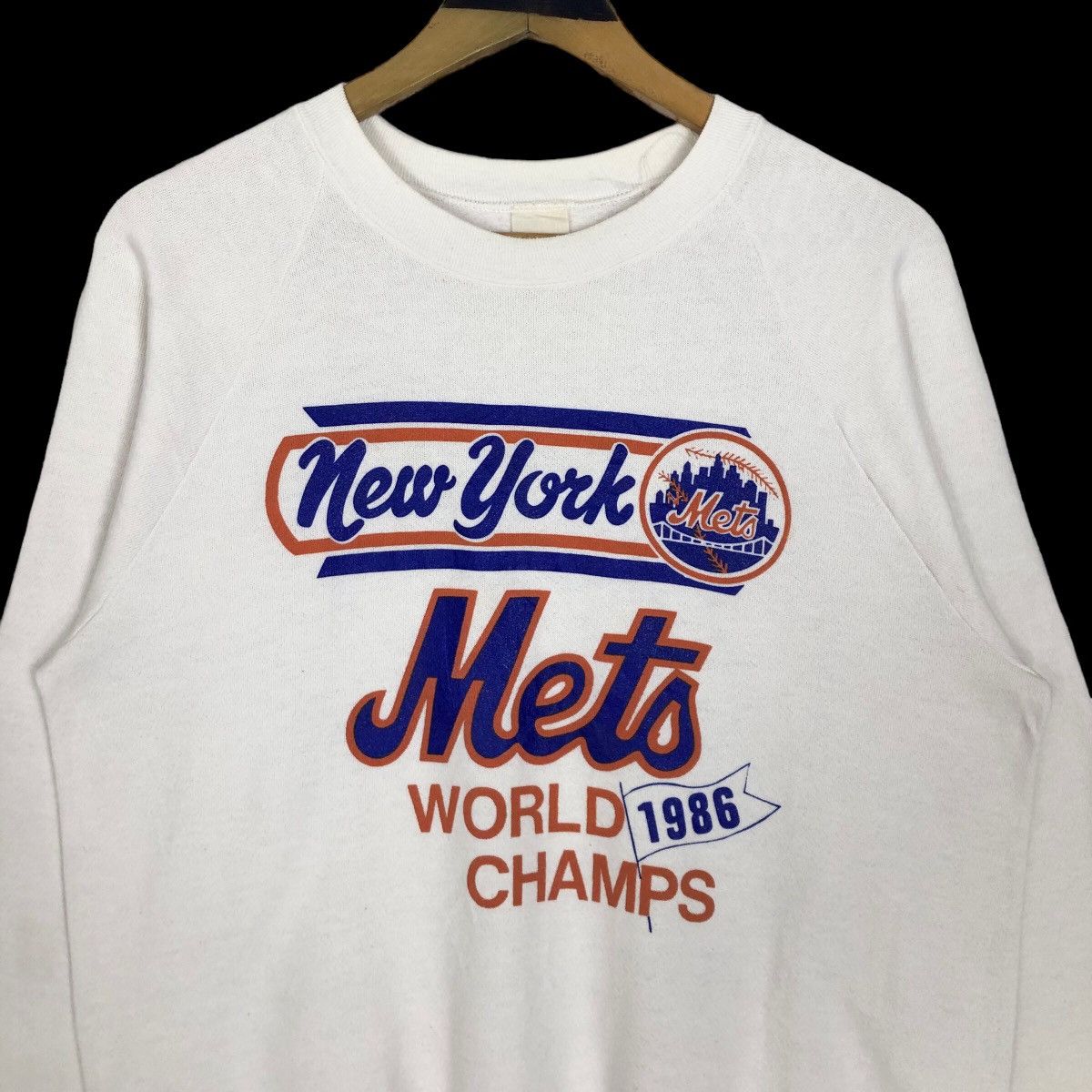 MLB Vintage 80s MLB New York Mets Crewneck Sweatshirt Big Logo Size US S / EU 44-46 / 1 - 5 Thumbnail