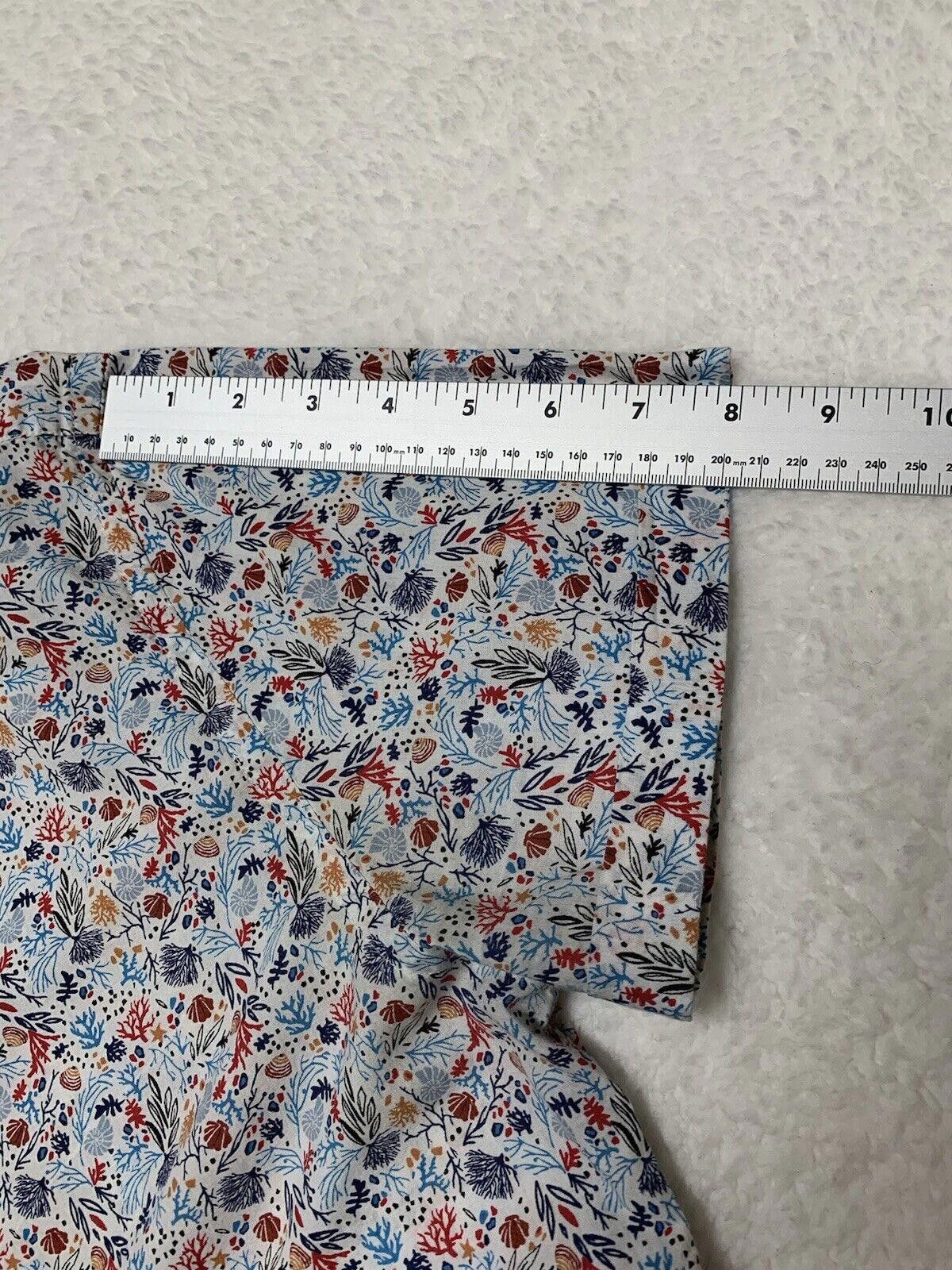Zara Zara Slim Fit Shell Print Shirt M Short Sleeve Coastal Size US M / EU 48-50 / 2 - 7 Thumbnail