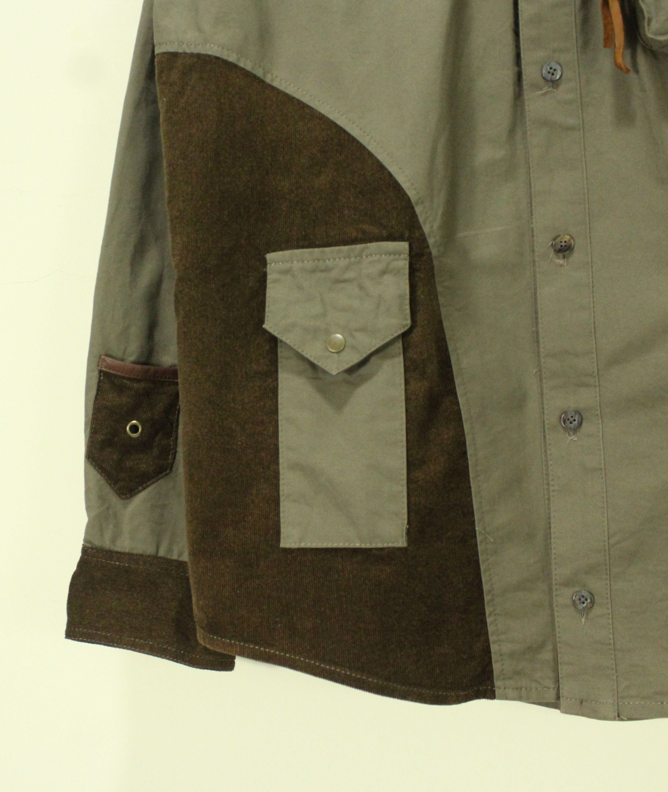 Japanese Brand 🔥Shirt Pockets Multi Styled Gothic Grunge Raver Skater Size US M / EU 48-50 / 2 - 4 Thumbnail
