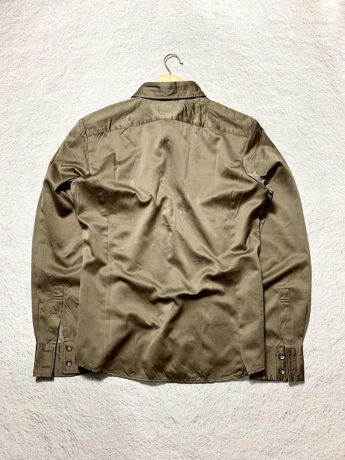 Tornado Mart 💥 Rare Tornado Mart Avant Garde Brown Long Sleeve Shirt Size US L / EU 52-54 / 3 - 9 Thumbnail
