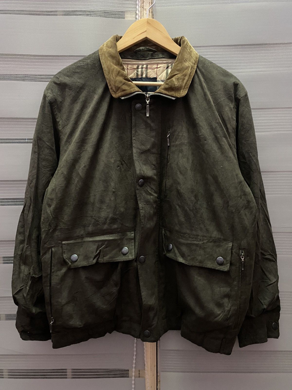 Burberry Vintage 90s Burberrys Novacheck Jacket Size US L / EU 52-54 / 3 - 1 Thumbnail