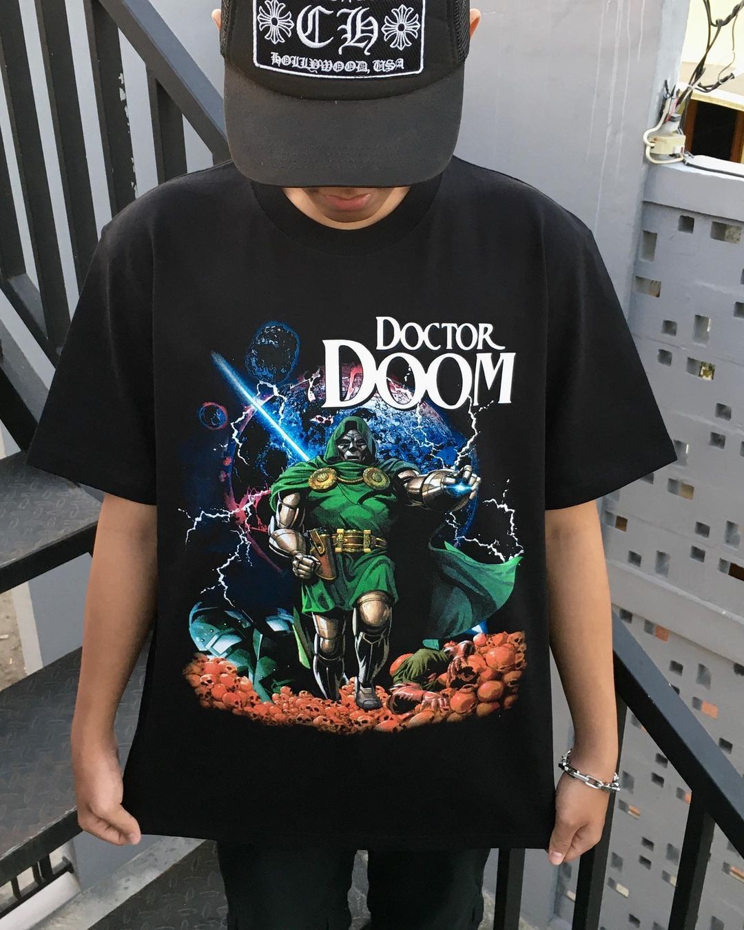 Anime × Marvel Comics Marvel Comics Doctor Doom T Shirt Size US XL / EU 56 / 4 - 6 Thumbnail