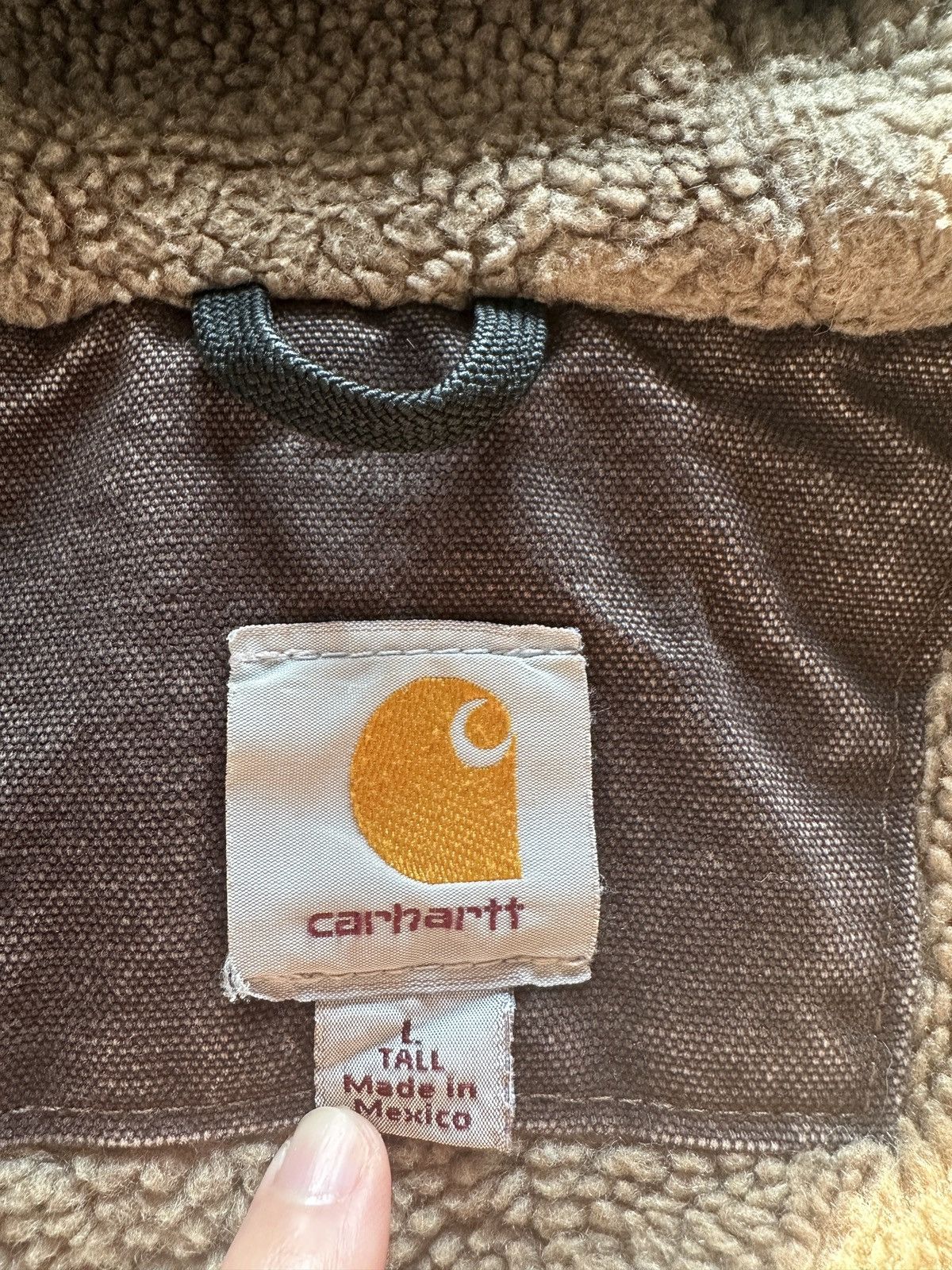Carhartt Fleece lined vintage carhartt jacket Size US L / EU 52-54 / 3 - 4 Thumbnail