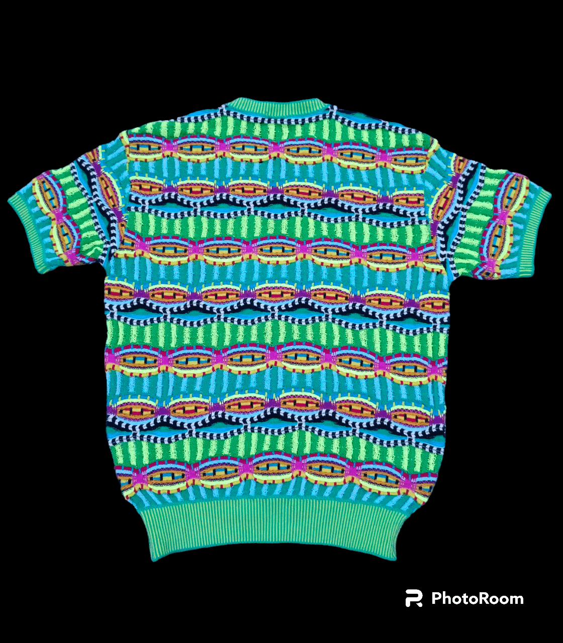 Yoshiyuki Konishi 90s Hyperbeast Style Multicolour Knit Yoshiyuki Konishi Size US M / EU 48-50 / 2 - 2 Thumbnail