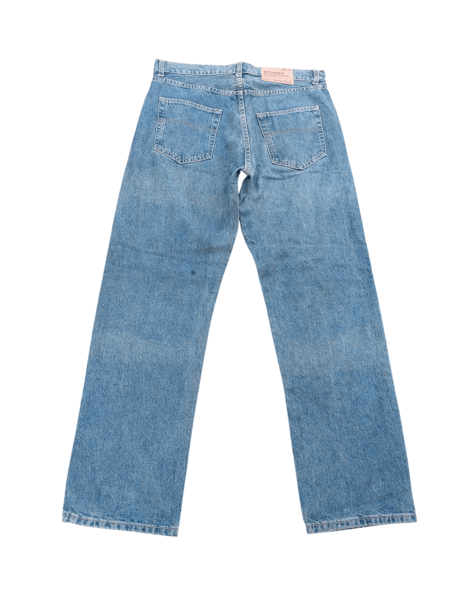 Stussy RARE Stussy International N.Y.L.T.L.A Denim Size US 34 / EU 50 - 3 Thumbnail