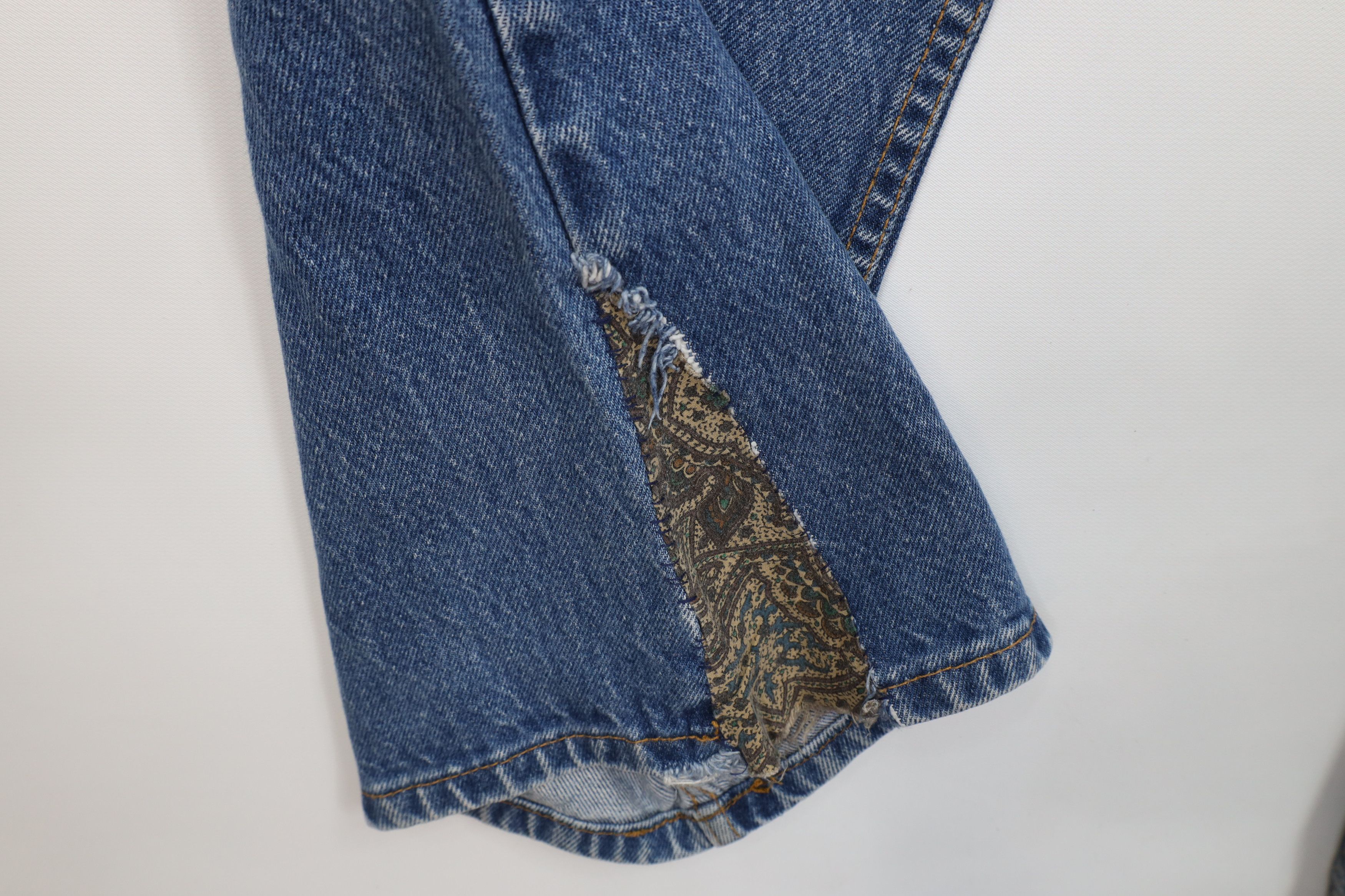 Levi's Vintage 90s Levis 517 Orange Tab Wide Leg Denim Jeans USA Size US 38 / EU 54 - 7 Thumbnail