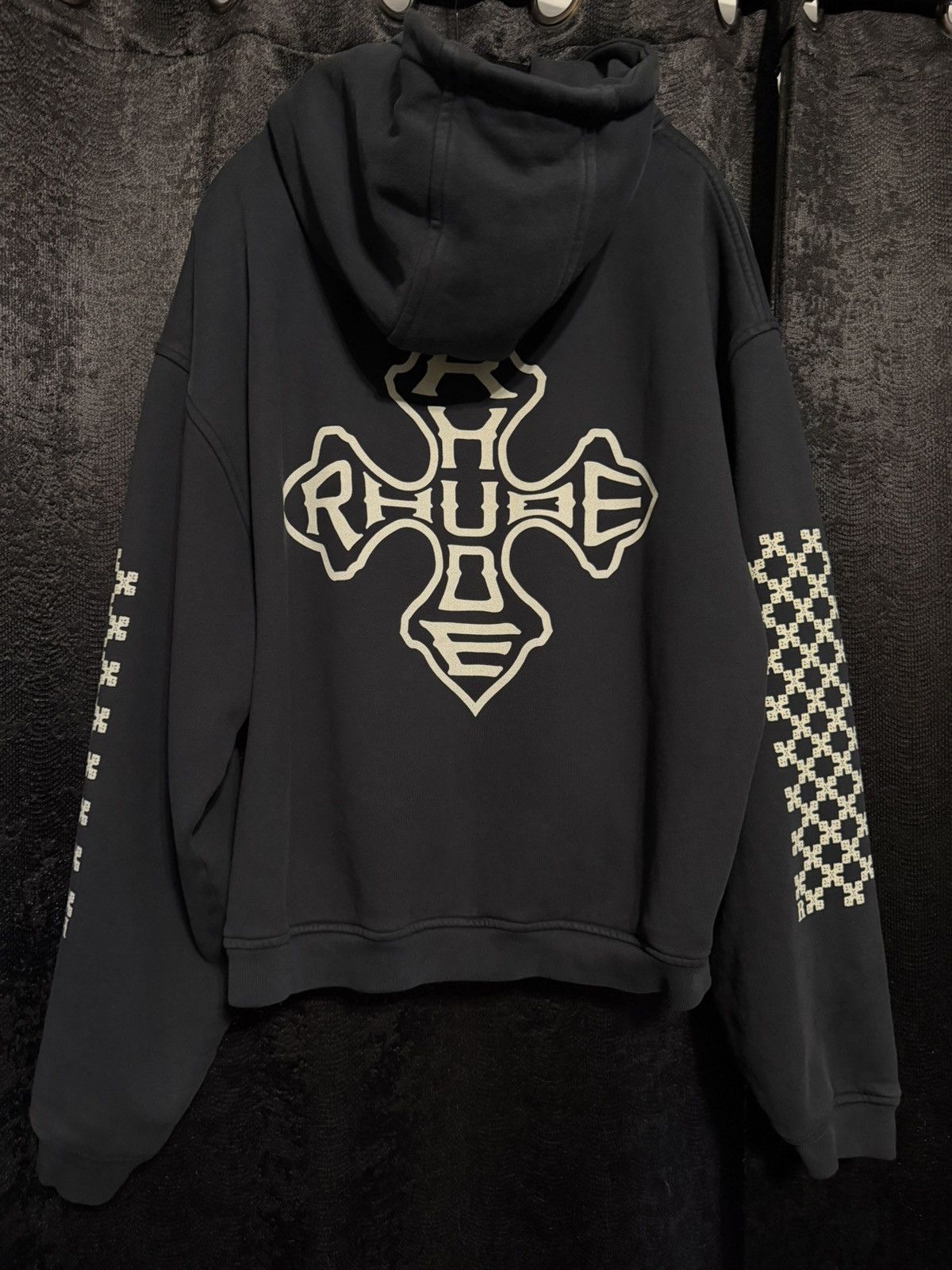 Rhude Cross Zip Up Hoodie Size US M / EU 48-50 / 2 - 9 Thumbnail